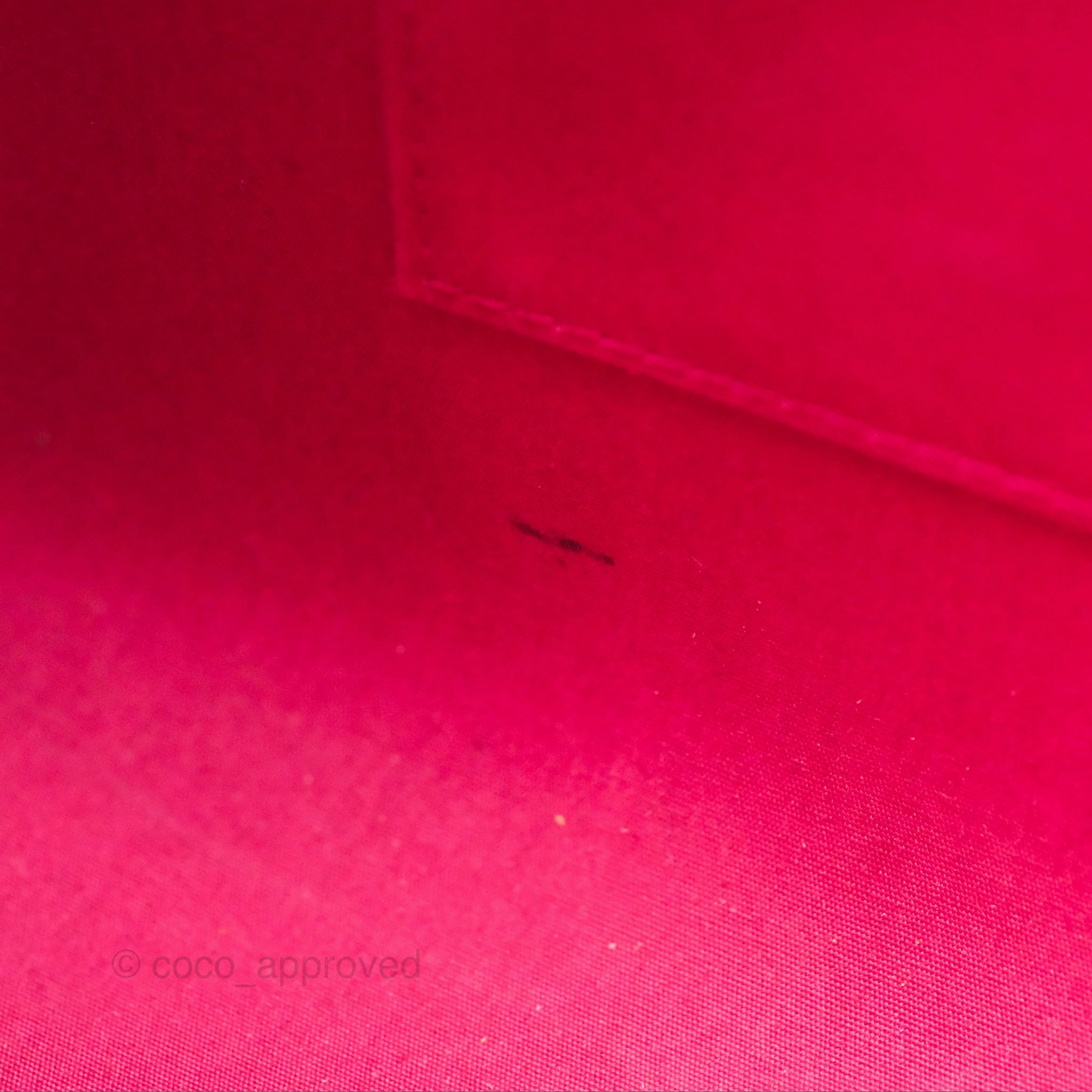 Louis Vuitton Brea MM Red Vernis Patent Monogram