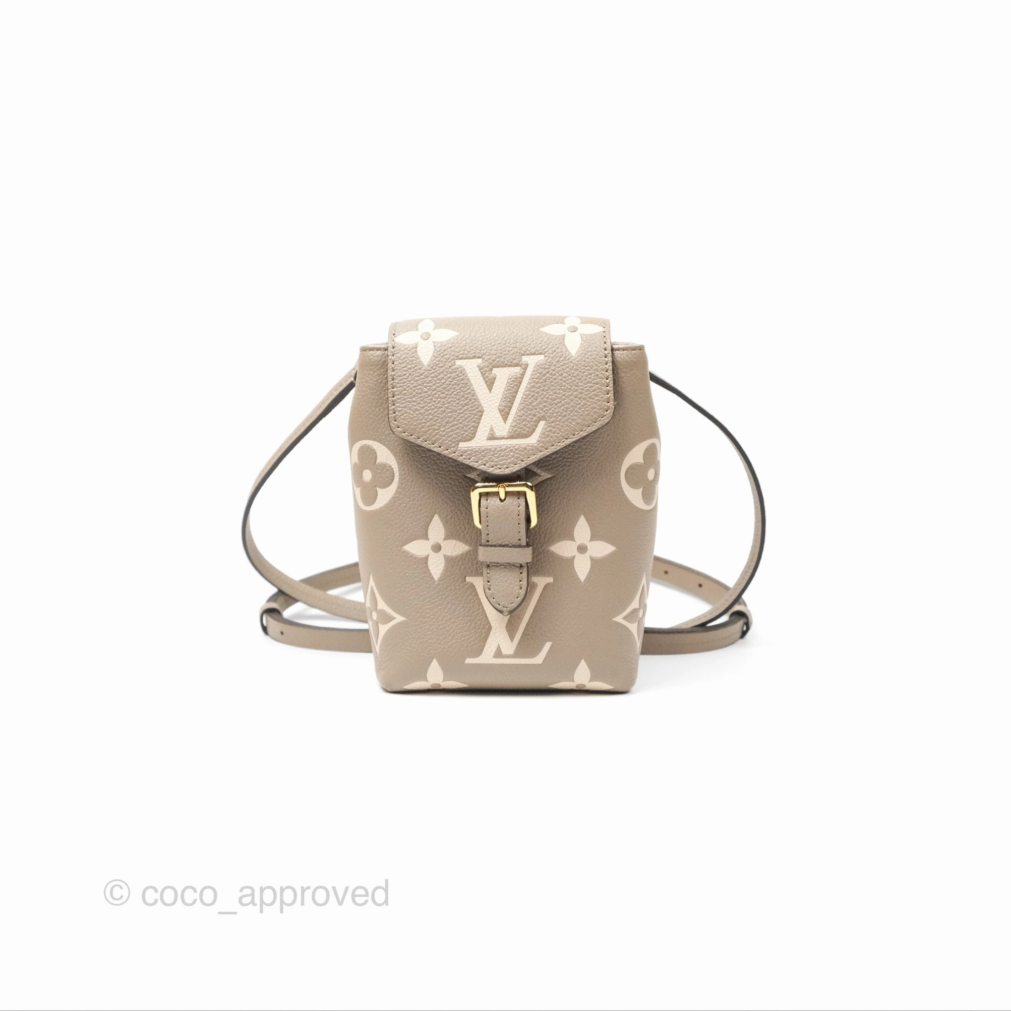 Louis Vuitton By The Pool Tiny Backpack Monogram Empreinte Dove/Cream