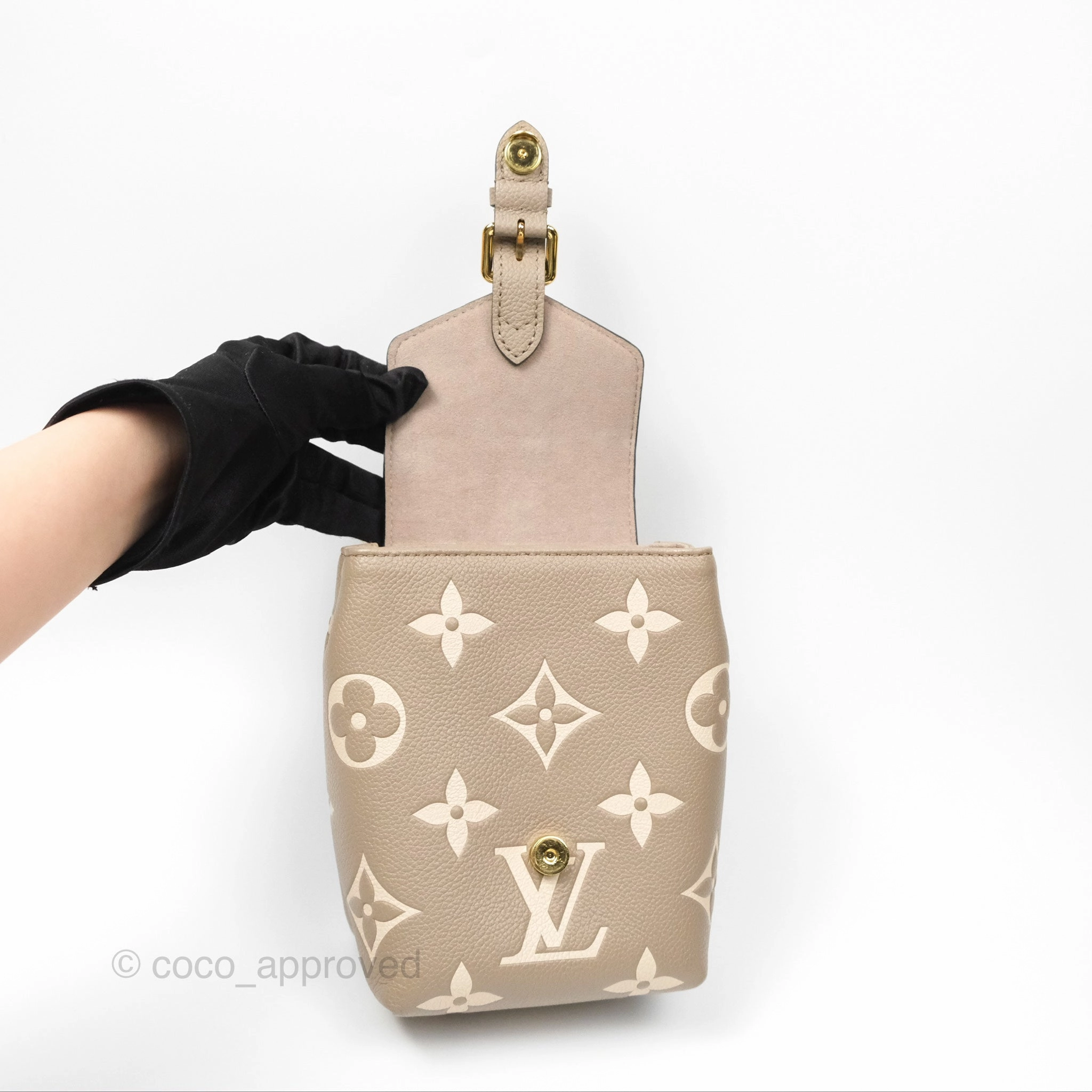 Louis Vuitton By The Pool Tiny Backpack Monogram Empreinte Dove/Cream