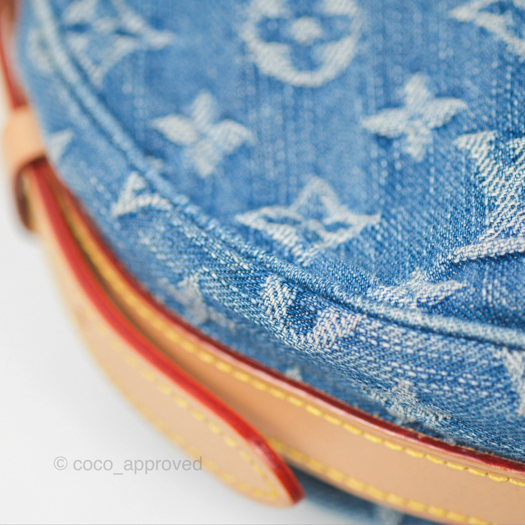 Louis Vuitton Croissant MM Denim Blue Monogram
