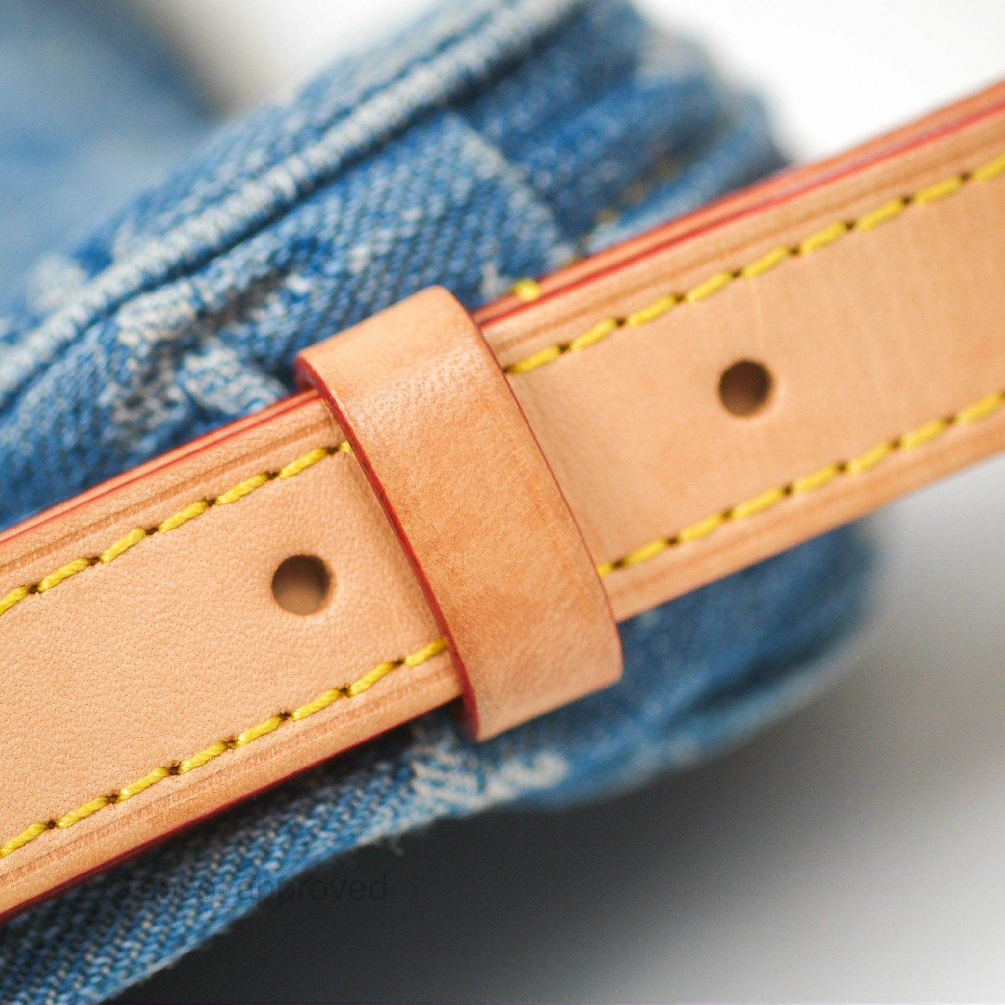 Louis Vuitton Croissant MM Denim Blue Monogram