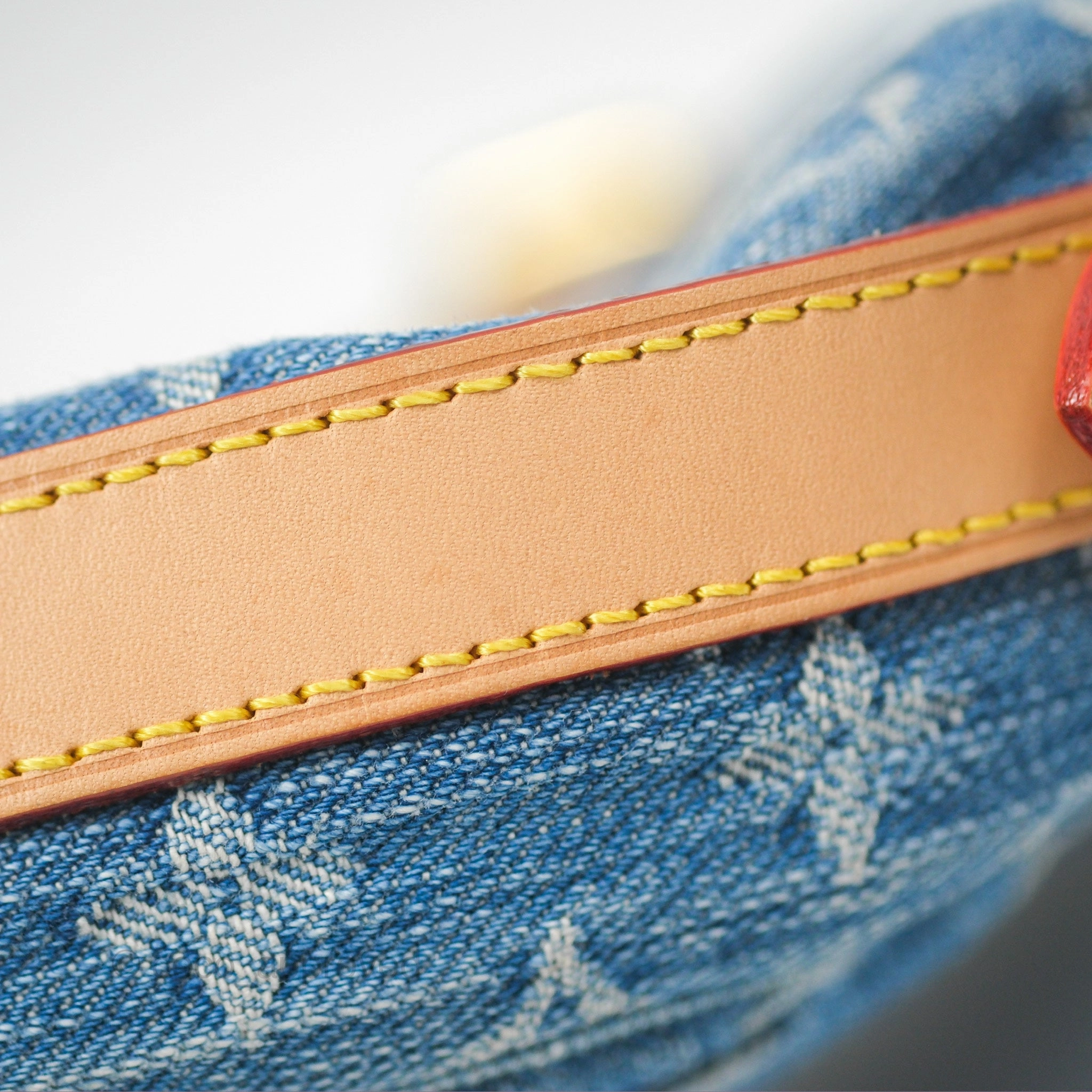 Louis Vuitton Croissant MM Denim Blue Monogram