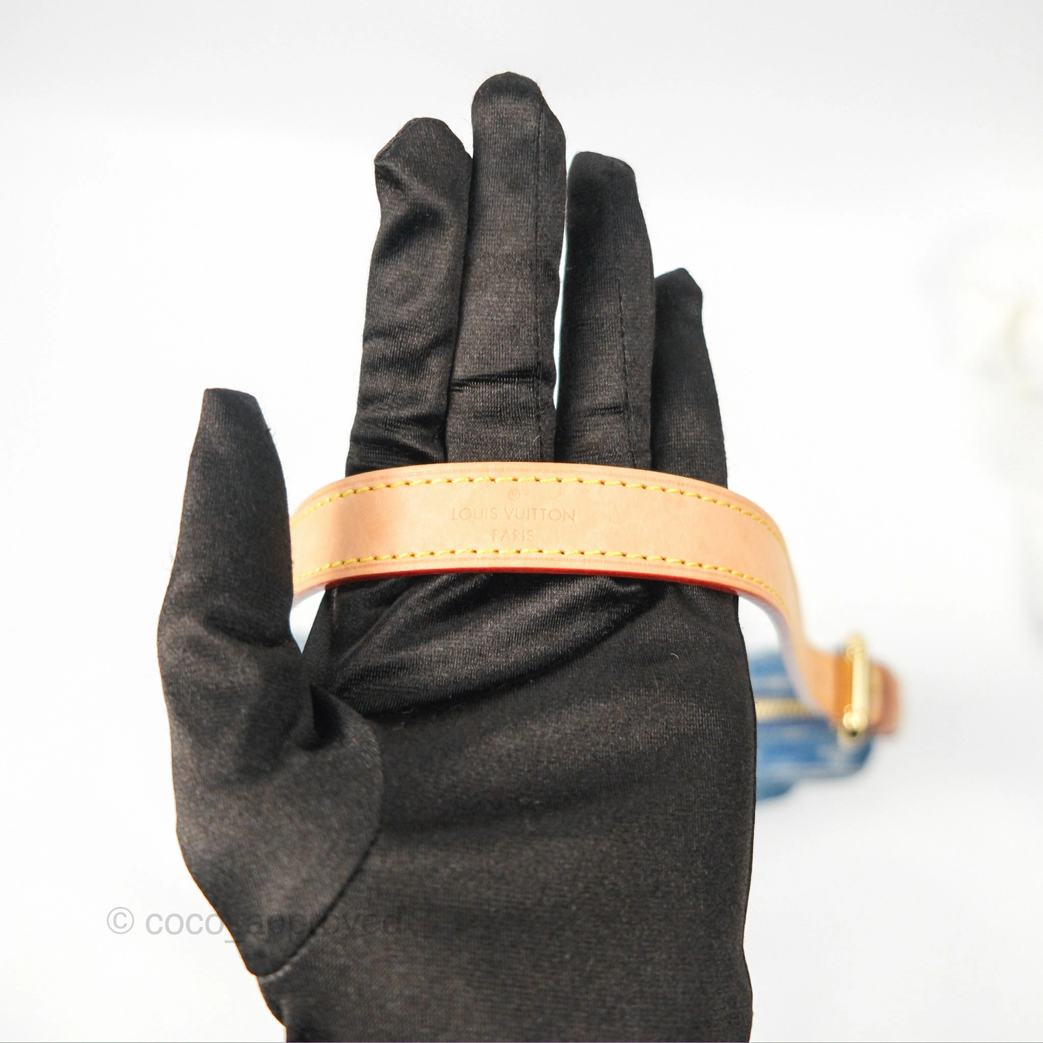 Louis Vuitton Croissant MM Denim Blue Monogram