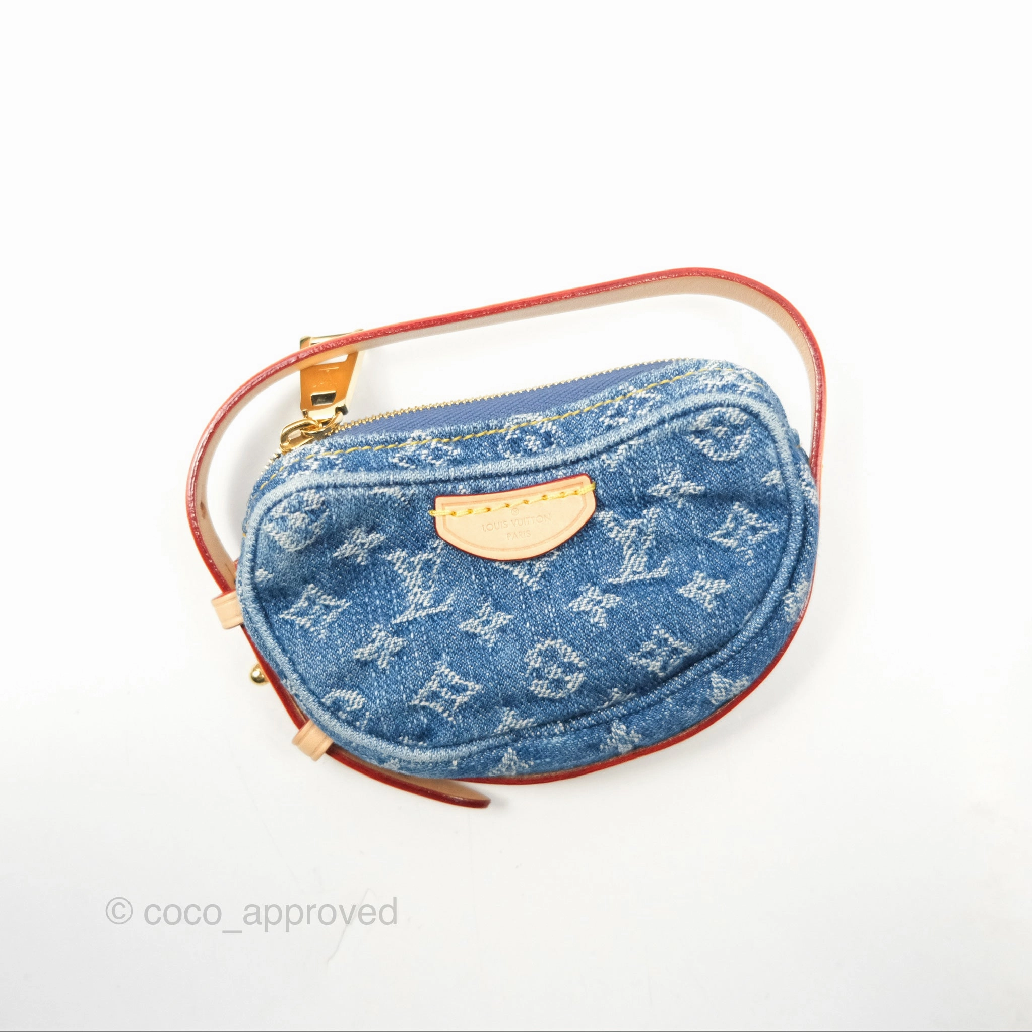 Louis Vuitton Croissant MM Denim Blue Monogram