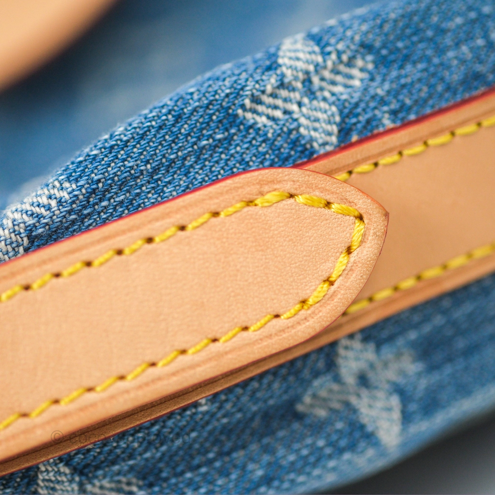 Louis Vuitton Croissant MM Denim Blue Monogram
