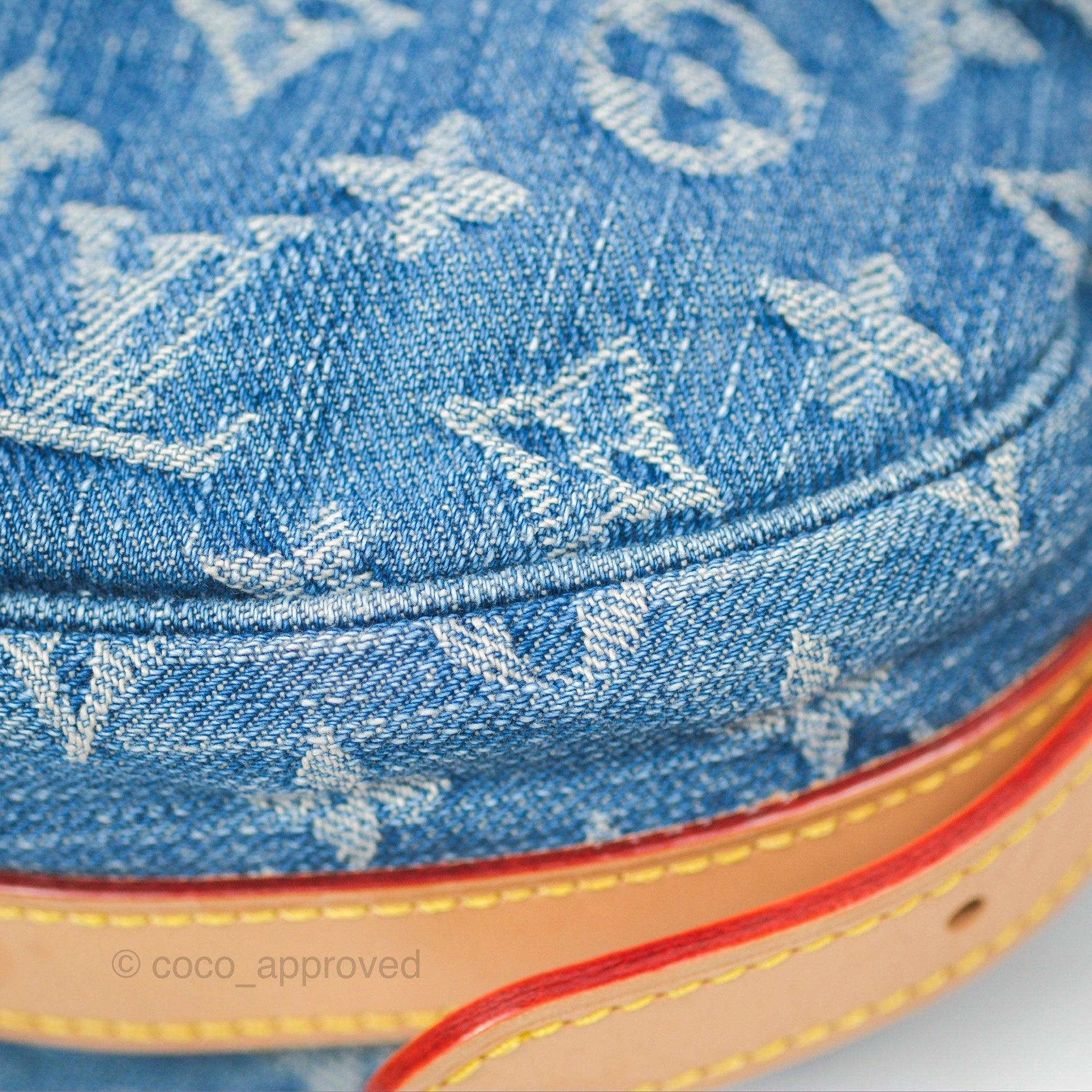 Louis Vuitton Croissant MM Denim Blue Monogram