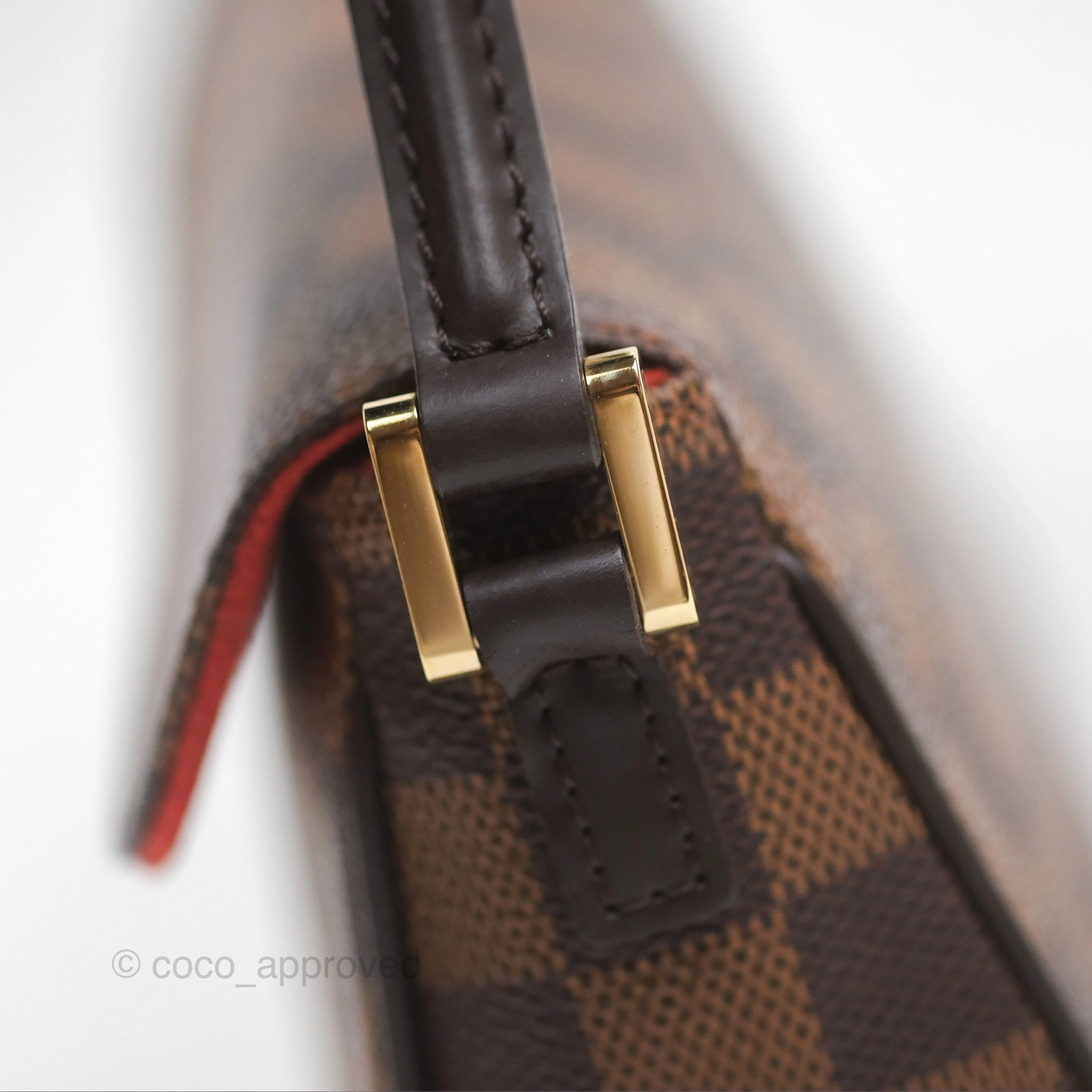 Louis Vuitton Damier Decorator Ebene Shoulder Bag
