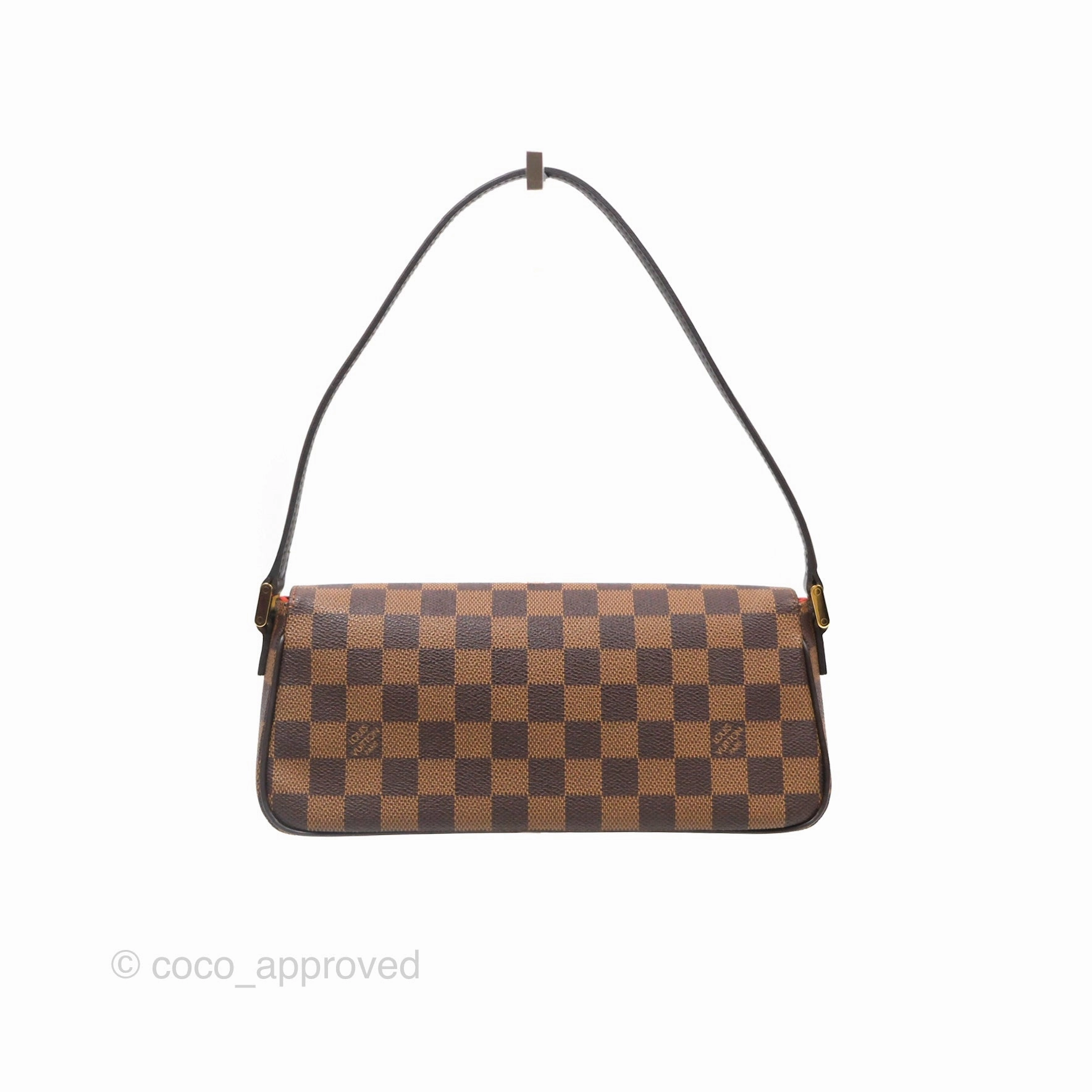Louis Vuitton Damier Decorator Ebene Shoulder Bag