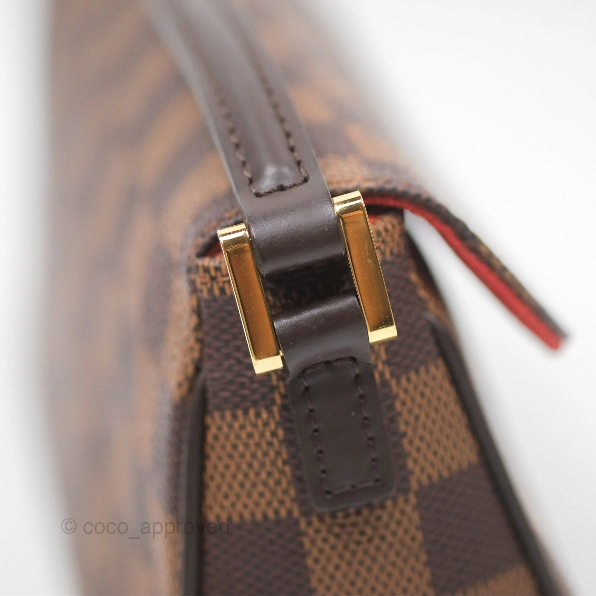 Louis Vuitton Damier Decorator Ebene Shoulder Bag