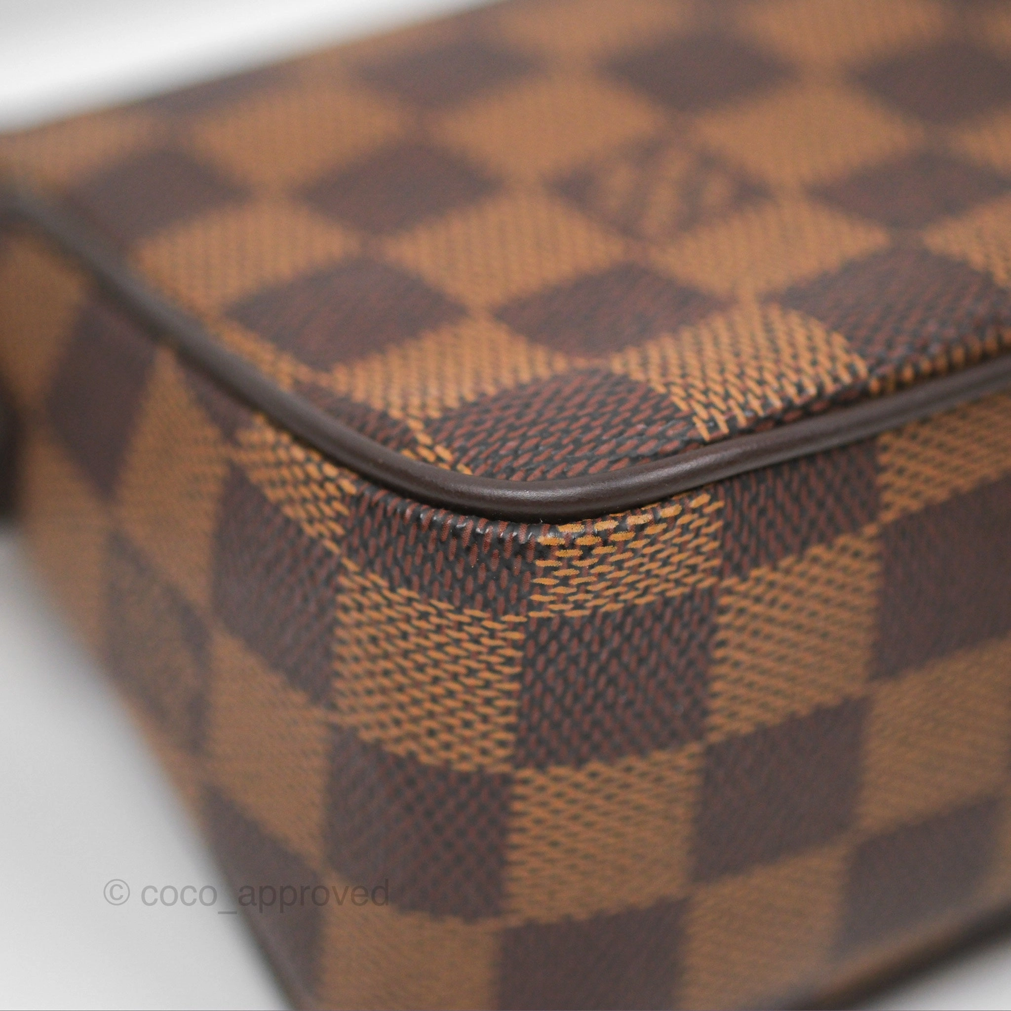 Louis Vuitton Damier Decorator Ebene Shoulder Bag