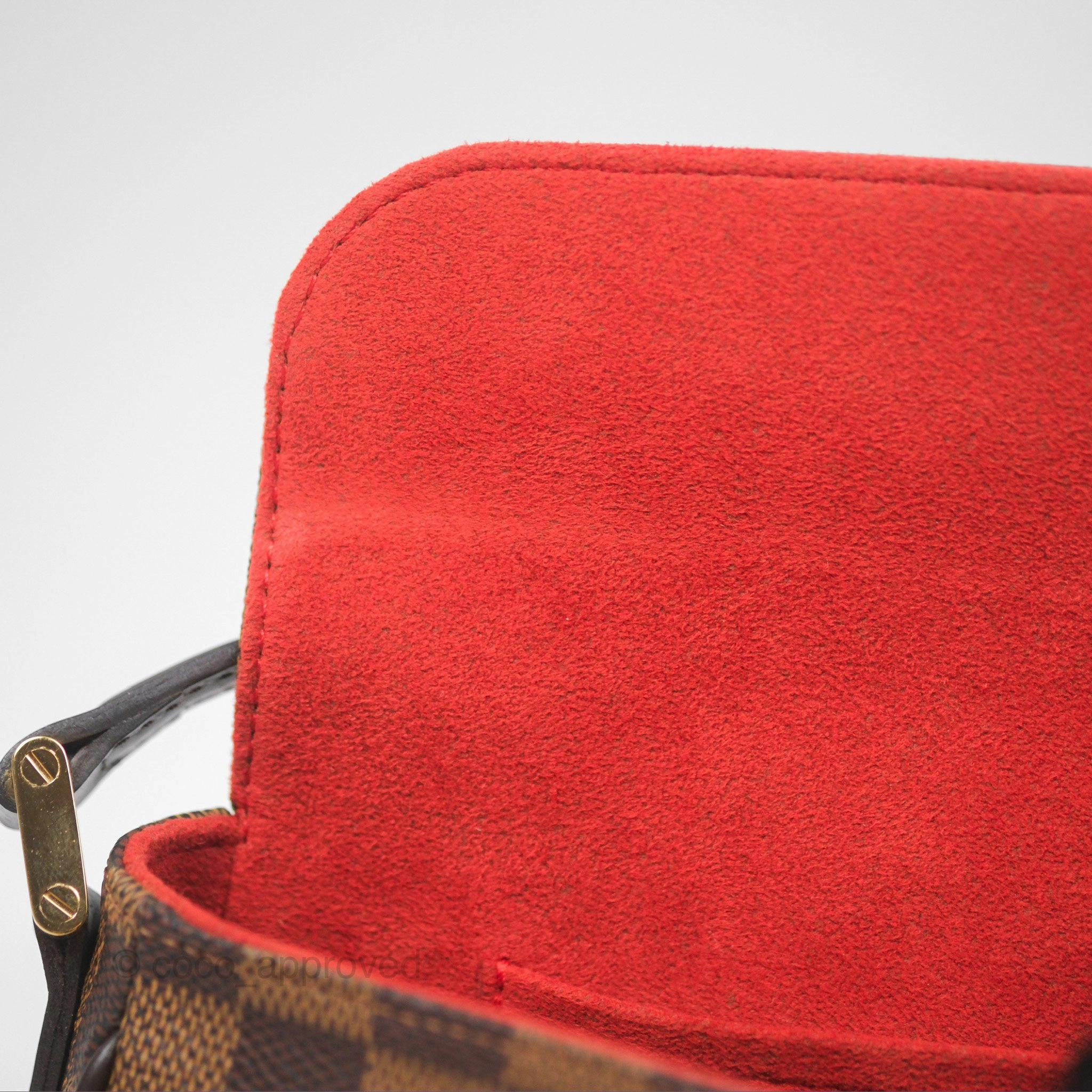 Louis Vuitton Damier Decorator Ebene Shoulder Bag
