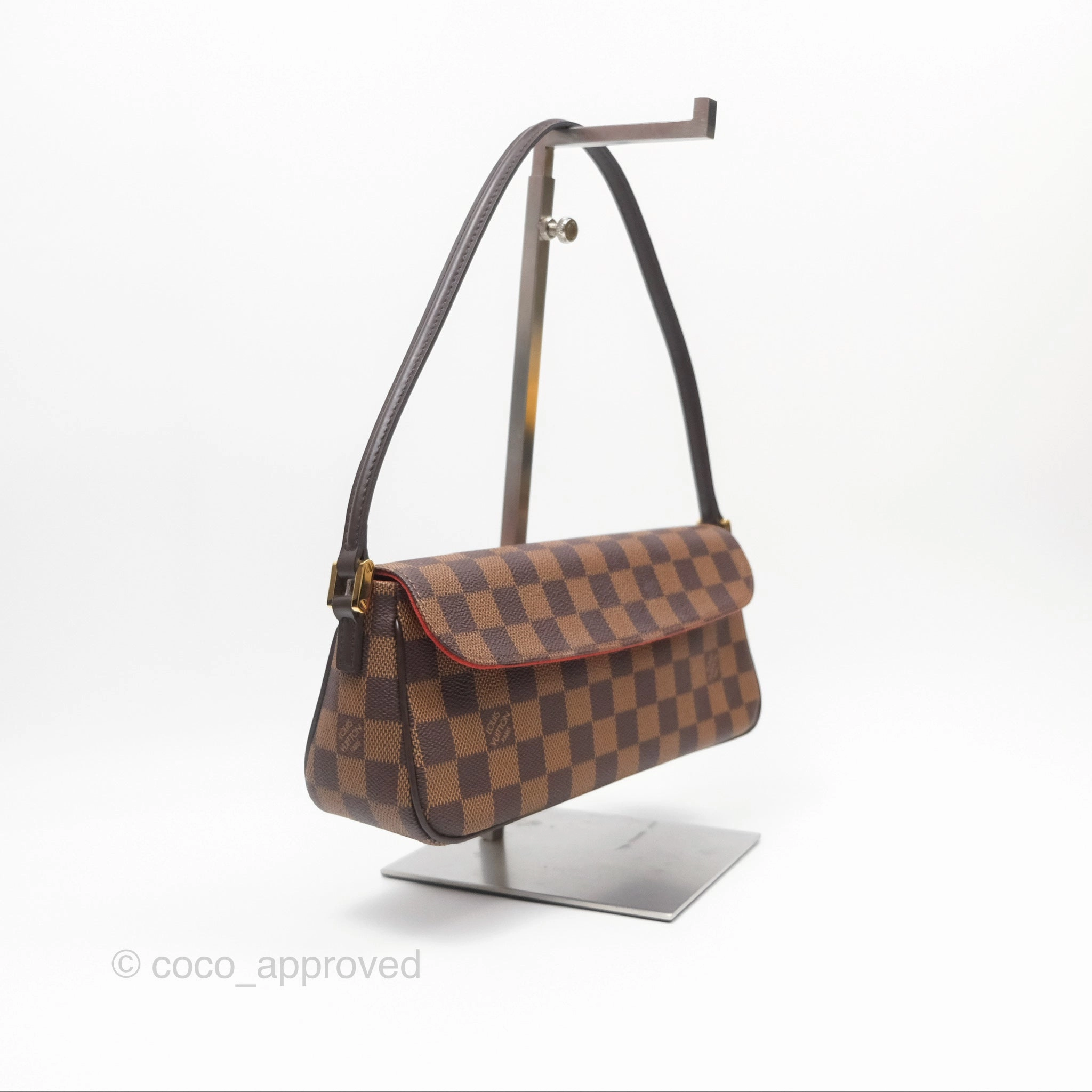 Louis Vuitton Damier Decorator Ebene Shoulder Bag