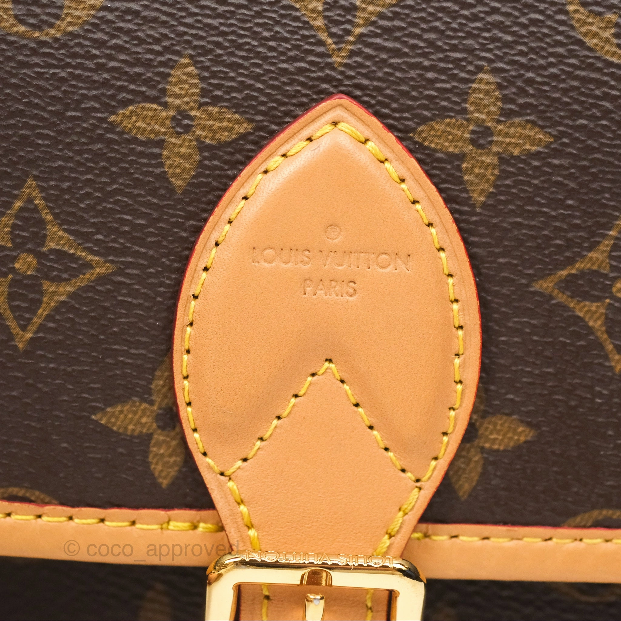 Louis Vuitton Diane Bag Monogram Canvas with Jacquard Strap