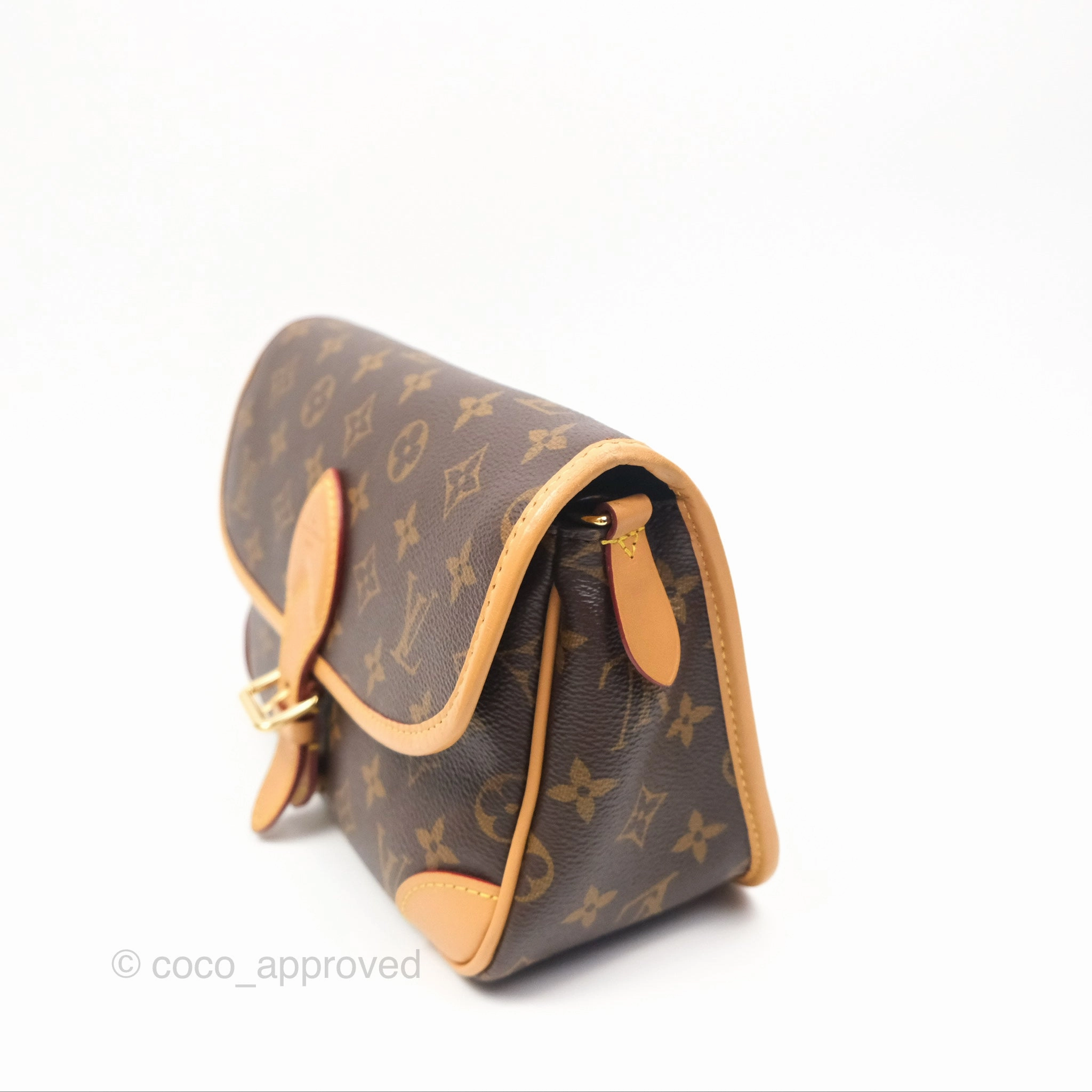 Louis Vuitton Diane Bag Monogram Canvas with Jacquard Strap