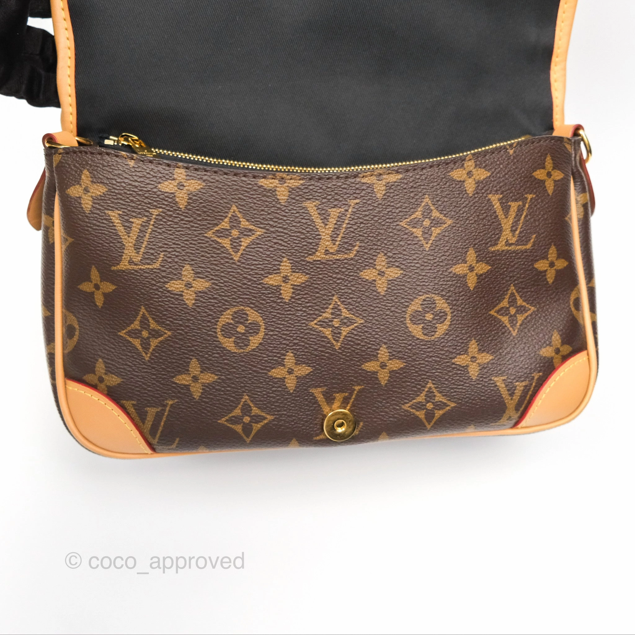 Louis Vuitton Diane Bag Monogram Canvas with Jacquard Strap