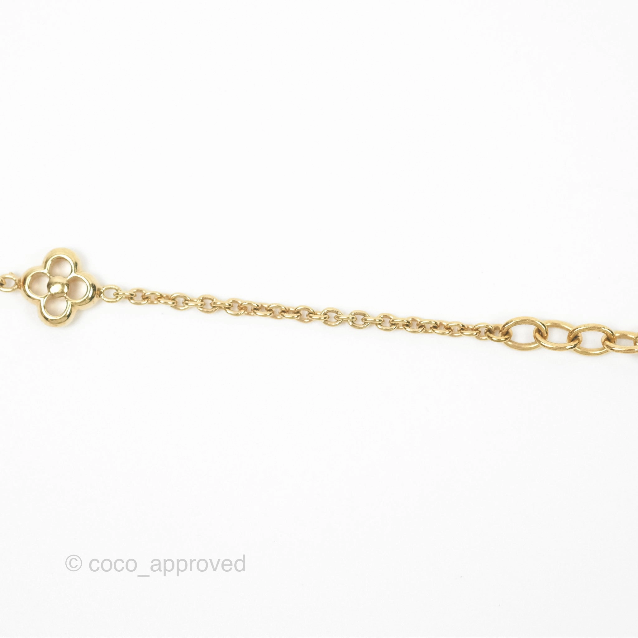 Louis Vuitton Flower Full Bracelet Gold Tone
