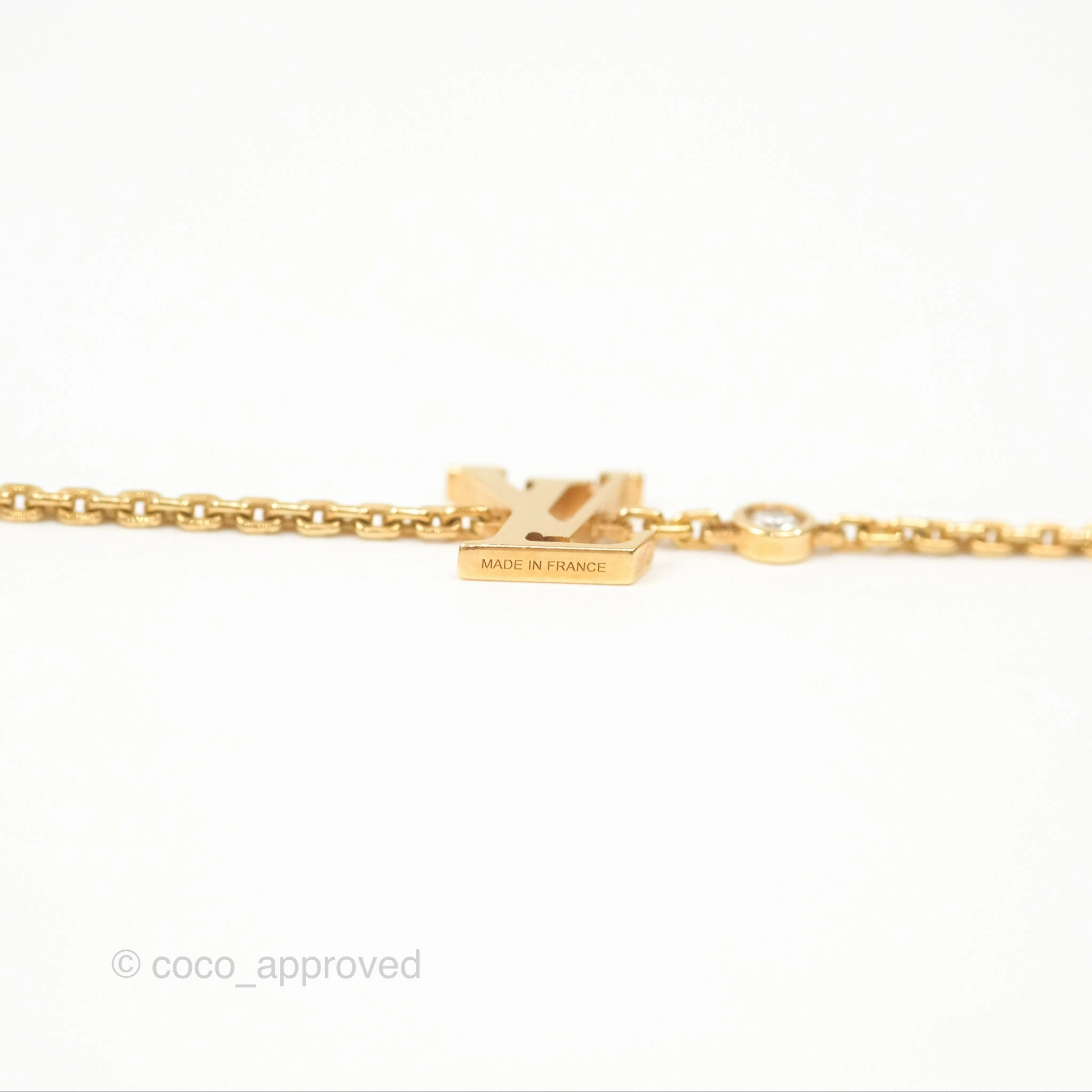 Louis Vuitton Idylle Blossom LV Bracelet 18K Yellow Gold Diamonds