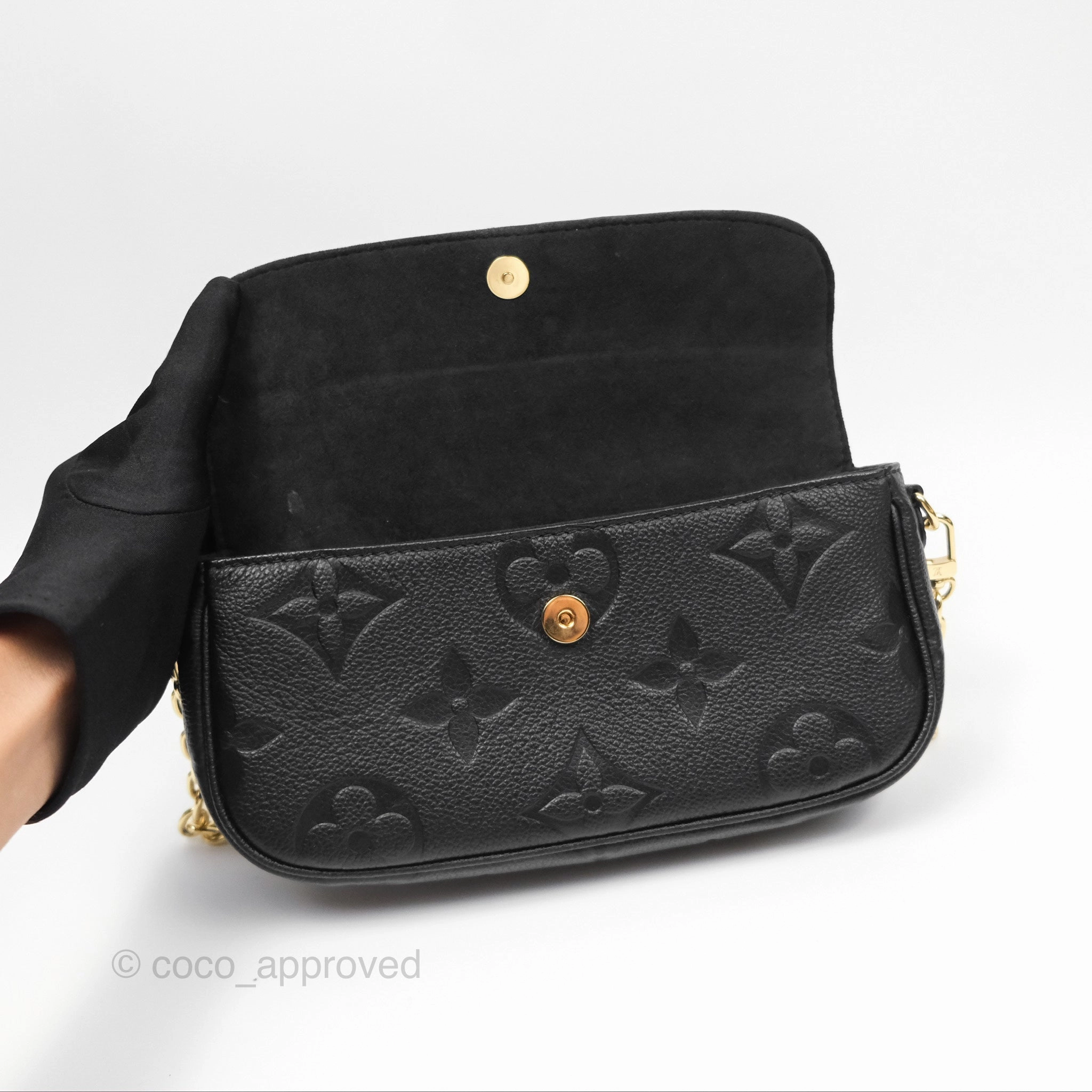 Louis Vuitton Ivy Wallet on Chain Monogram Empreinte Giant