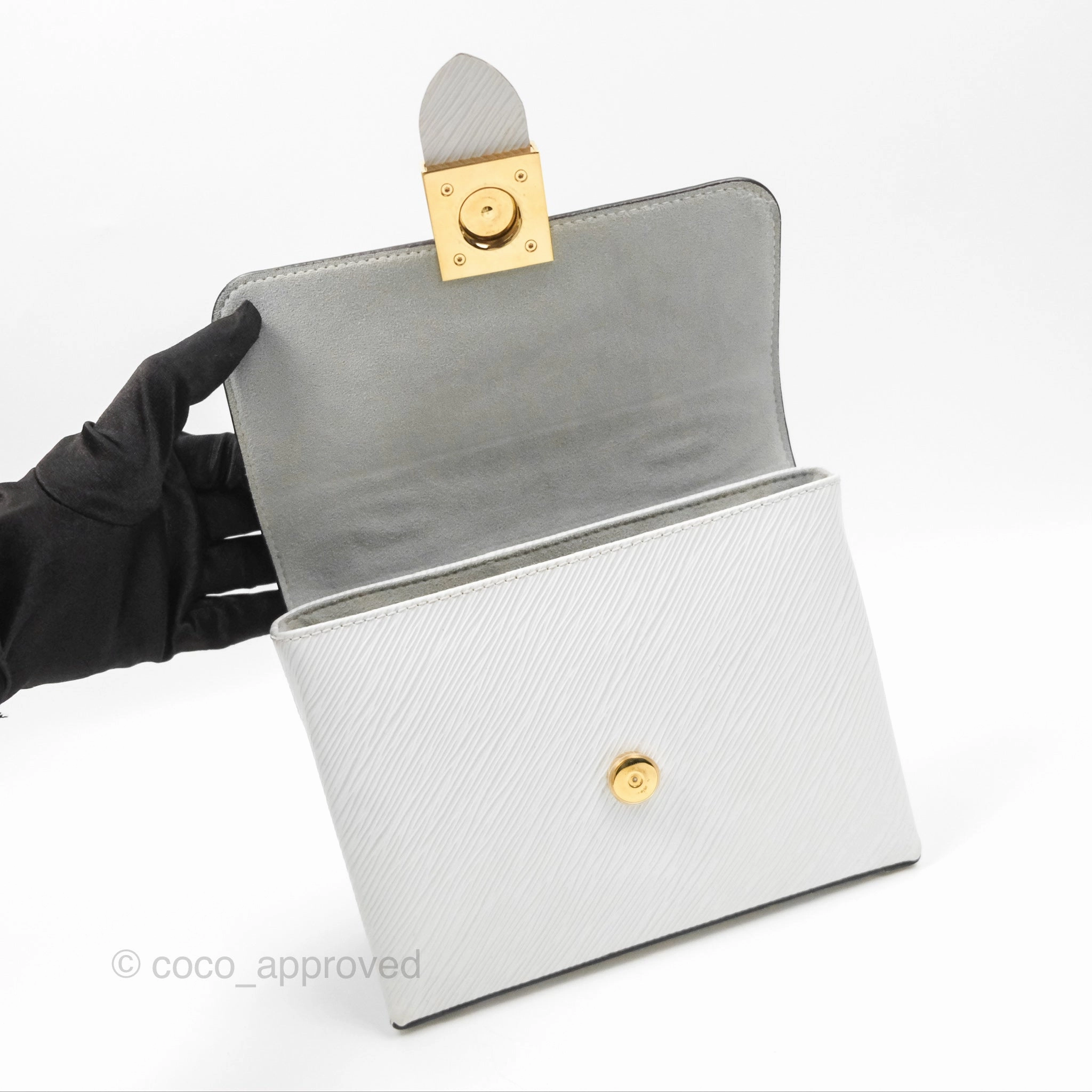 Louis Vuitton Locky BB White Epi