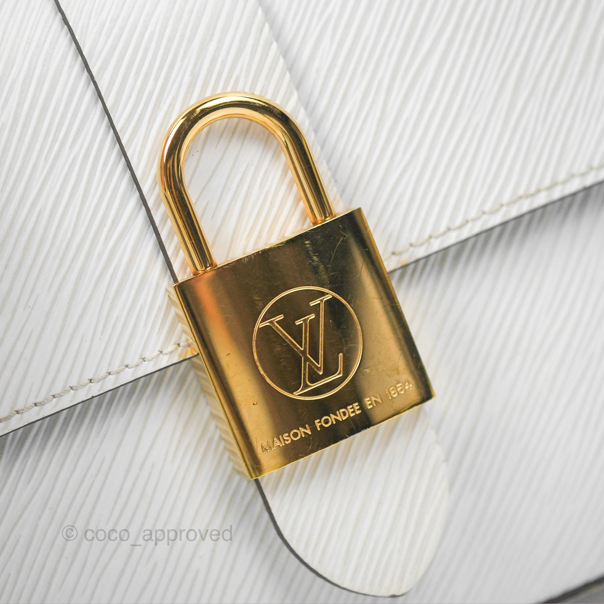 Louis Vuitton Locky BB White Epi