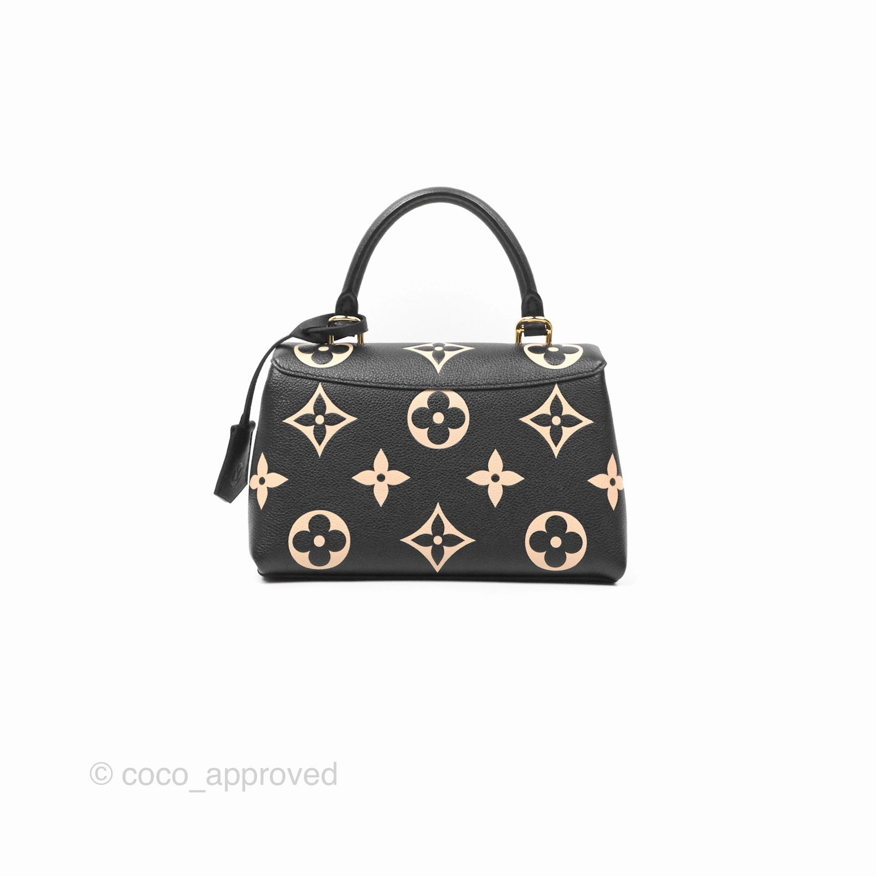 Louis Vuitton Madeleine BB Monogram Empreinte Black Beige