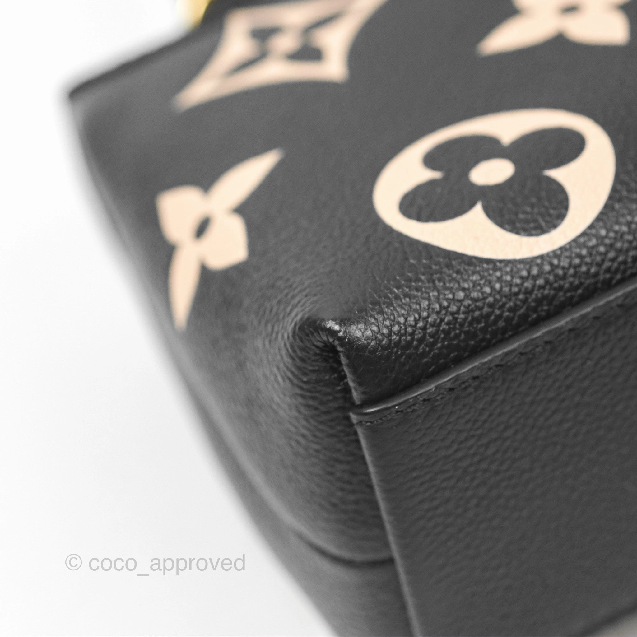 Louis Vuitton Madeleine BB Monogram Empreinte Black Beige