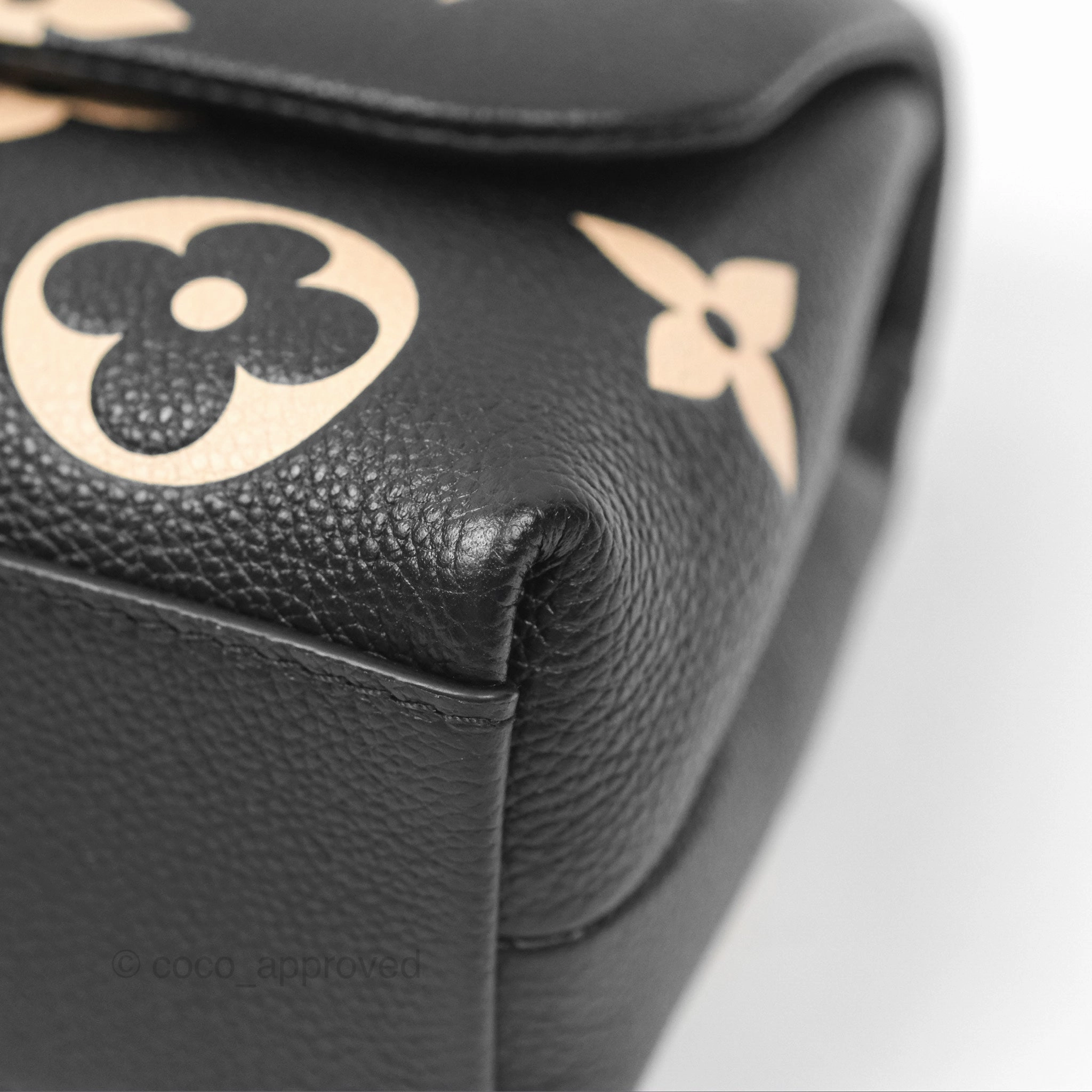 Louis Vuitton Madeleine BB Monogram Empreinte Black Beige