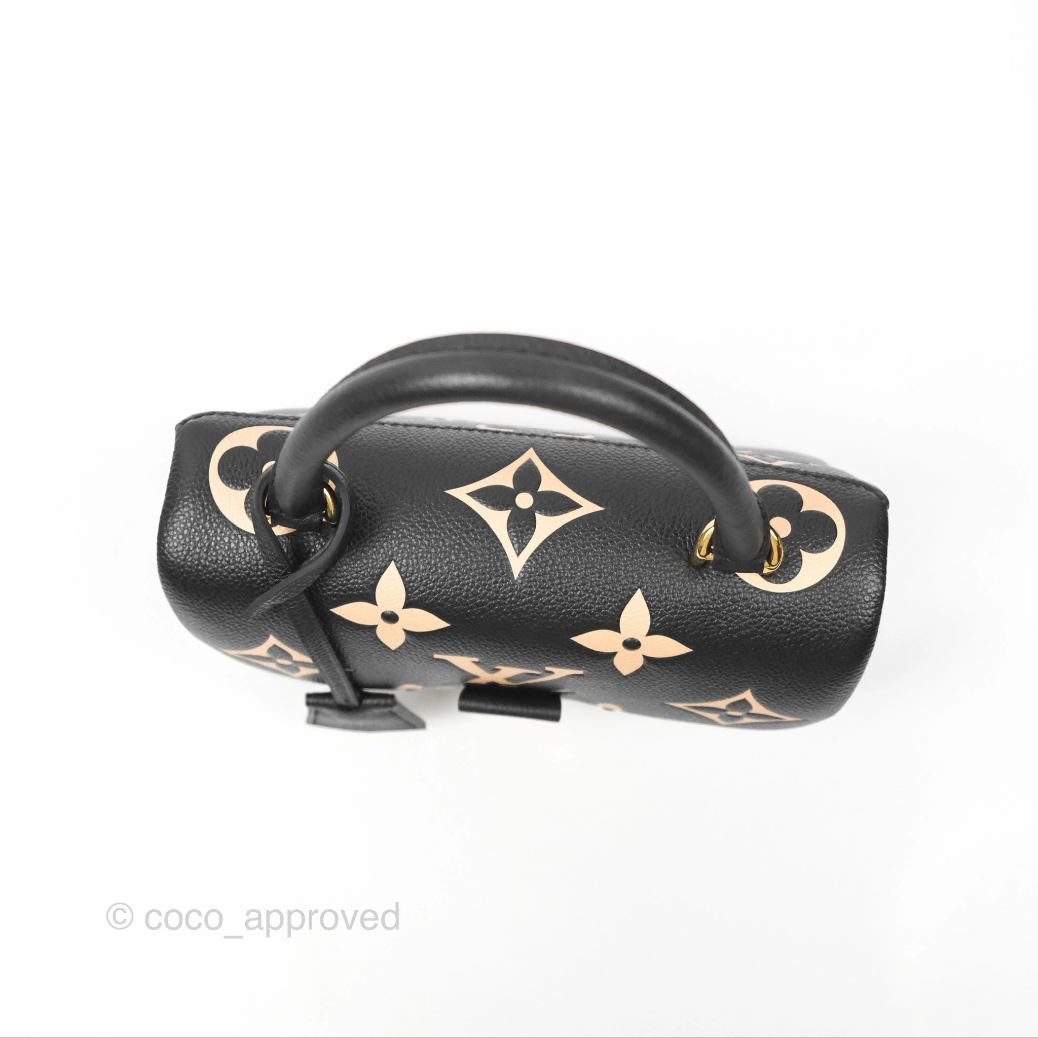 Louis Vuitton Madeleine BB Monogram Empreinte Black Beige