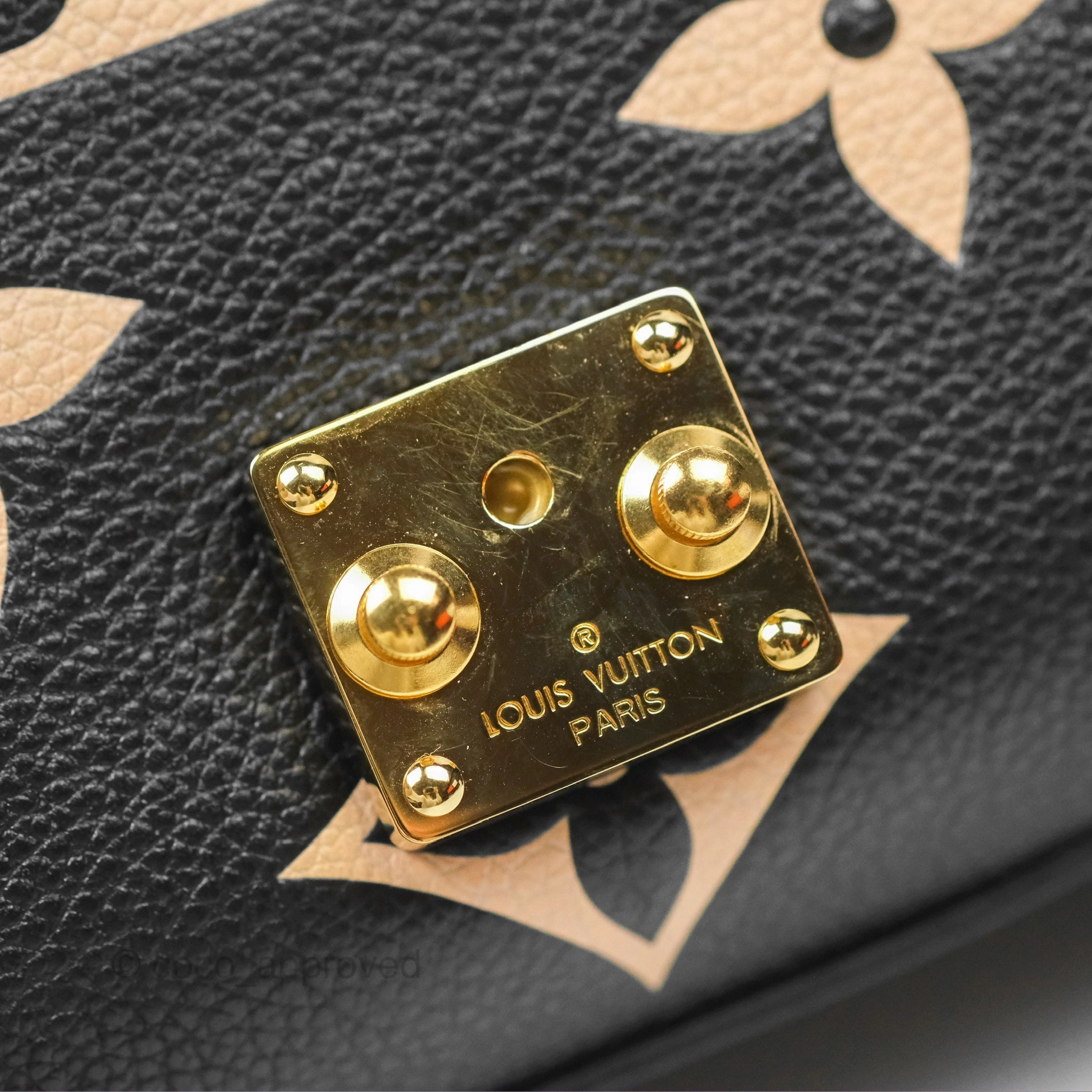 Louis Vuitton Madeleine BB Monogram Empreinte Black Beige