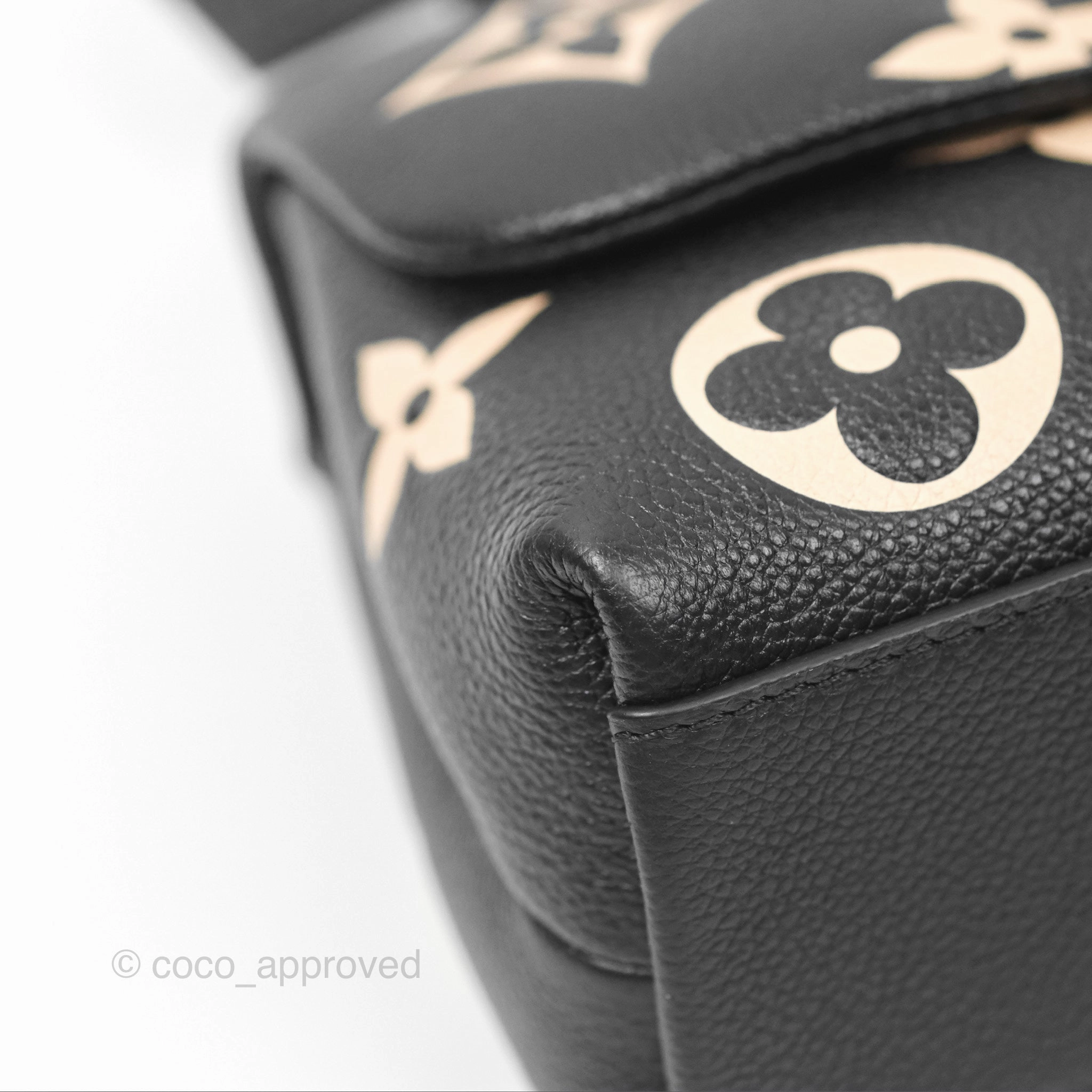 Louis Vuitton Madeleine BB Monogram Empreinte Black Beige