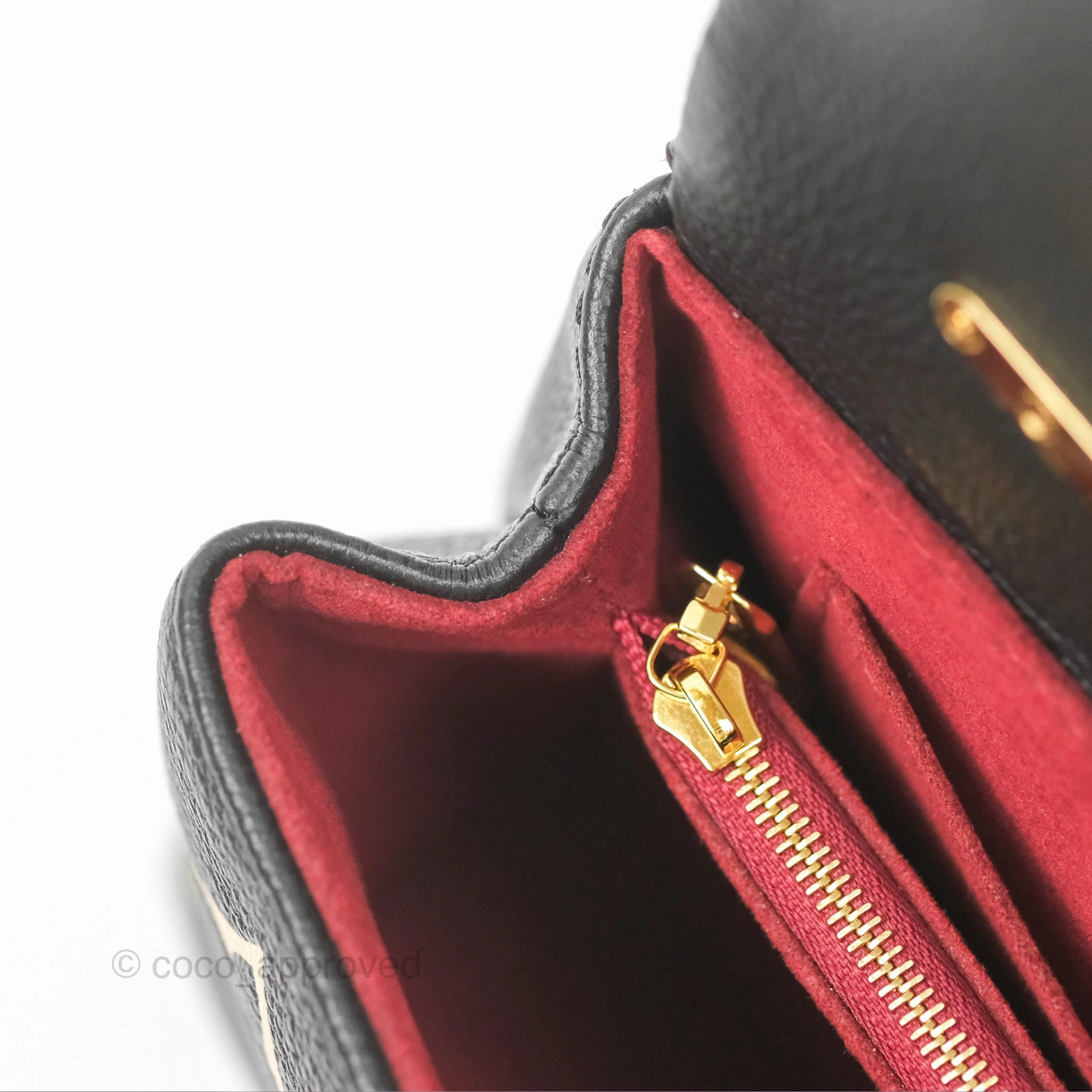 Louis Vuitton Madeleine BB Monogram Empreinte Black Beige
