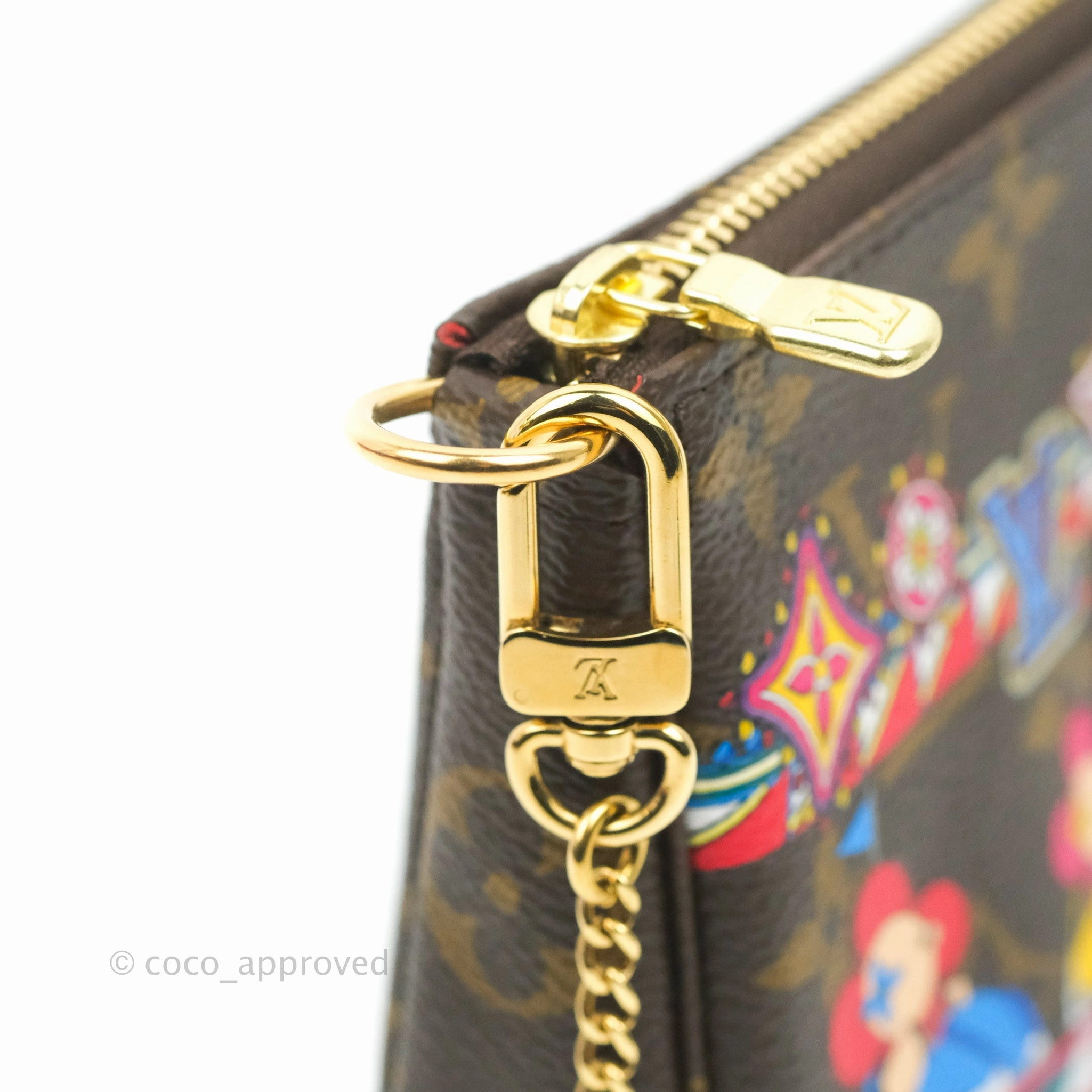 Louis Vuitton Monogram Canvas Christmas 2020 Animation Accessories Pochette