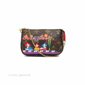 Louis Vuitton Monogram Canvas Christmas 2020 Animation Accessories Pochette