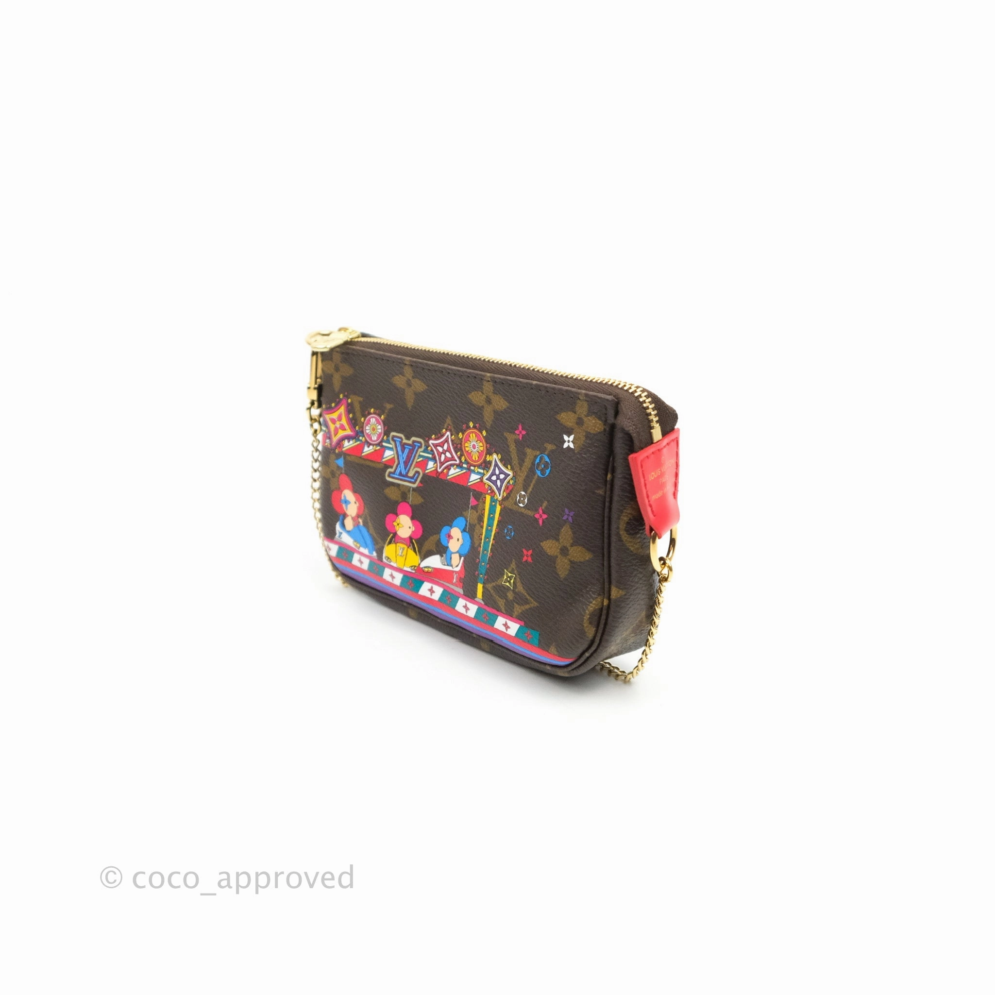 Louis Vuitton Monogram Canvas Christmas 2020 Animation Accessories Pochette