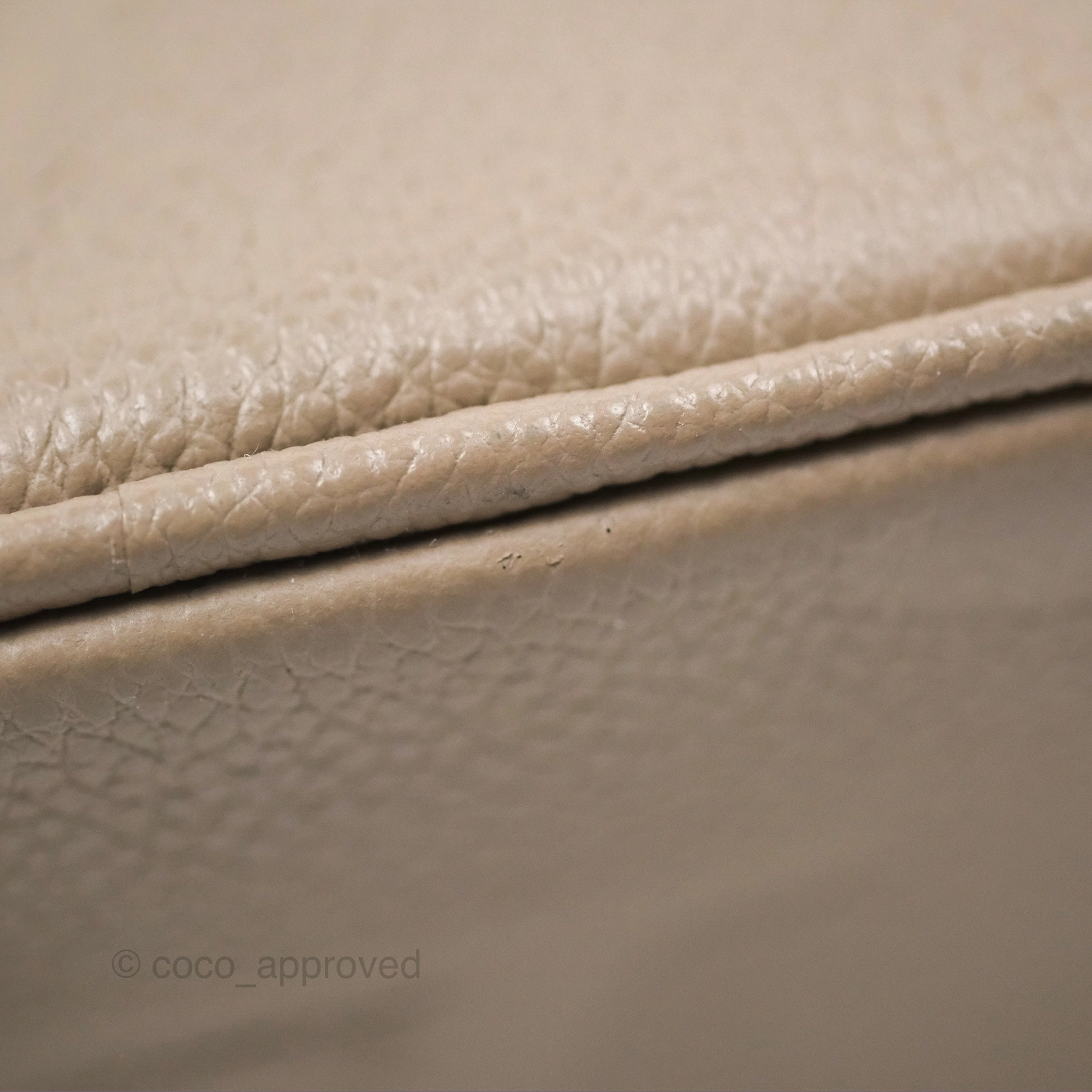 Louis Vuitton Monogram Empreinte Tourterelle Vanity PM Beige Gold Hardware
