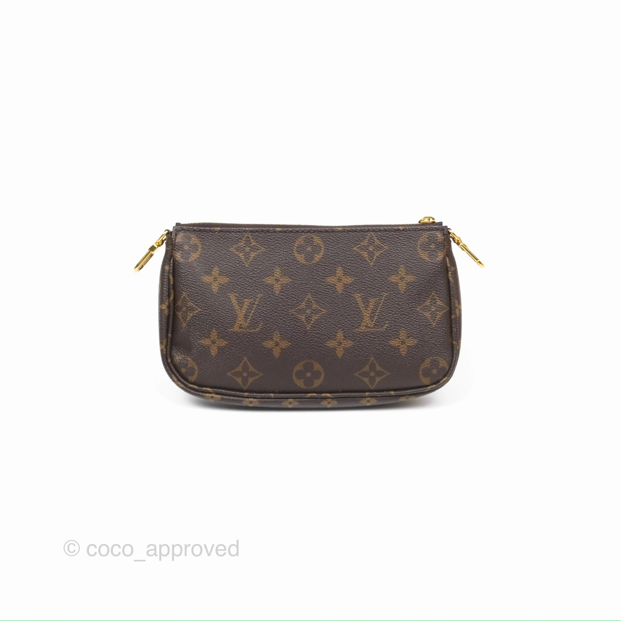 Louis Vuitton Multi Pochette Accessories Khaki Monogram Canvas