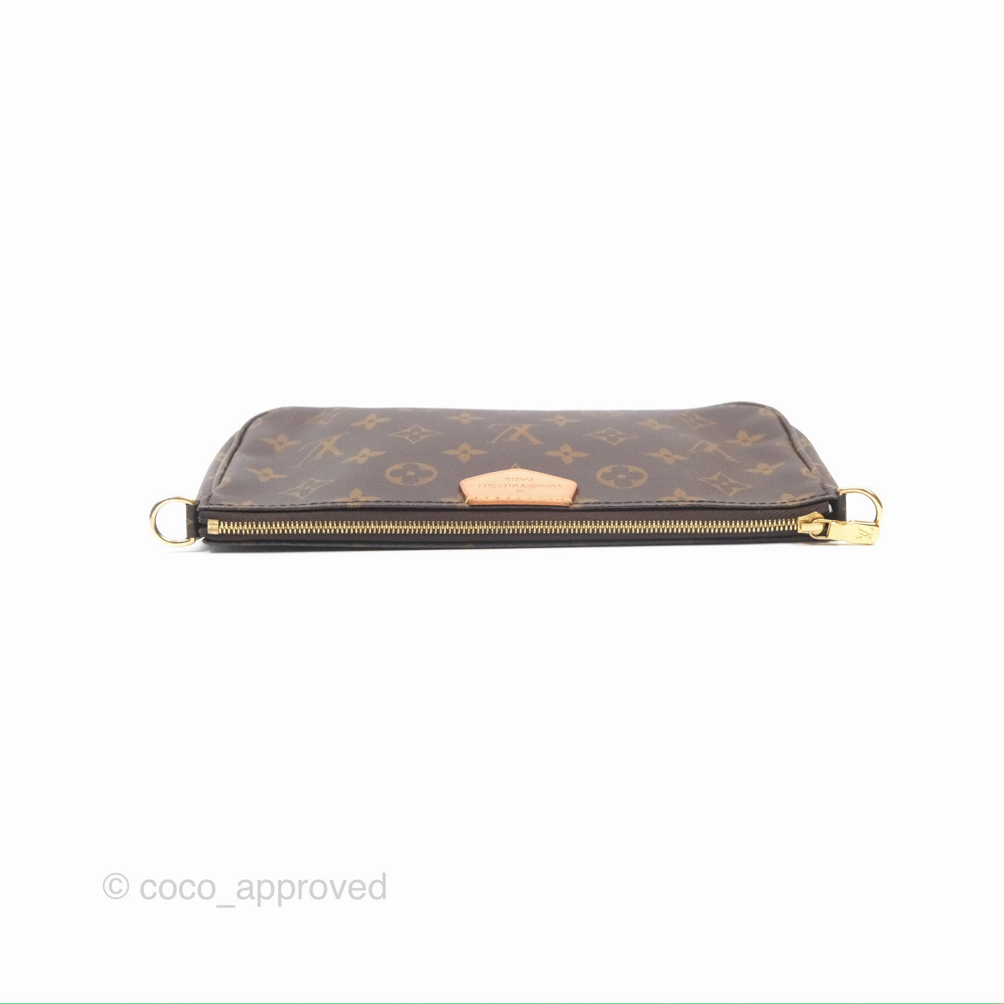 Louis Vuitton Multi Pochette Accessories Khaki Monogram Canvas