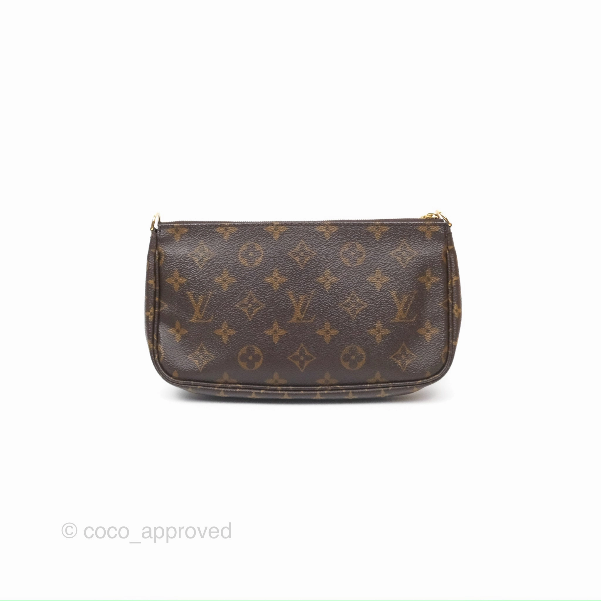 Louis Vuitton Multi Pochette Accessories Khaki Monogram Canvas
