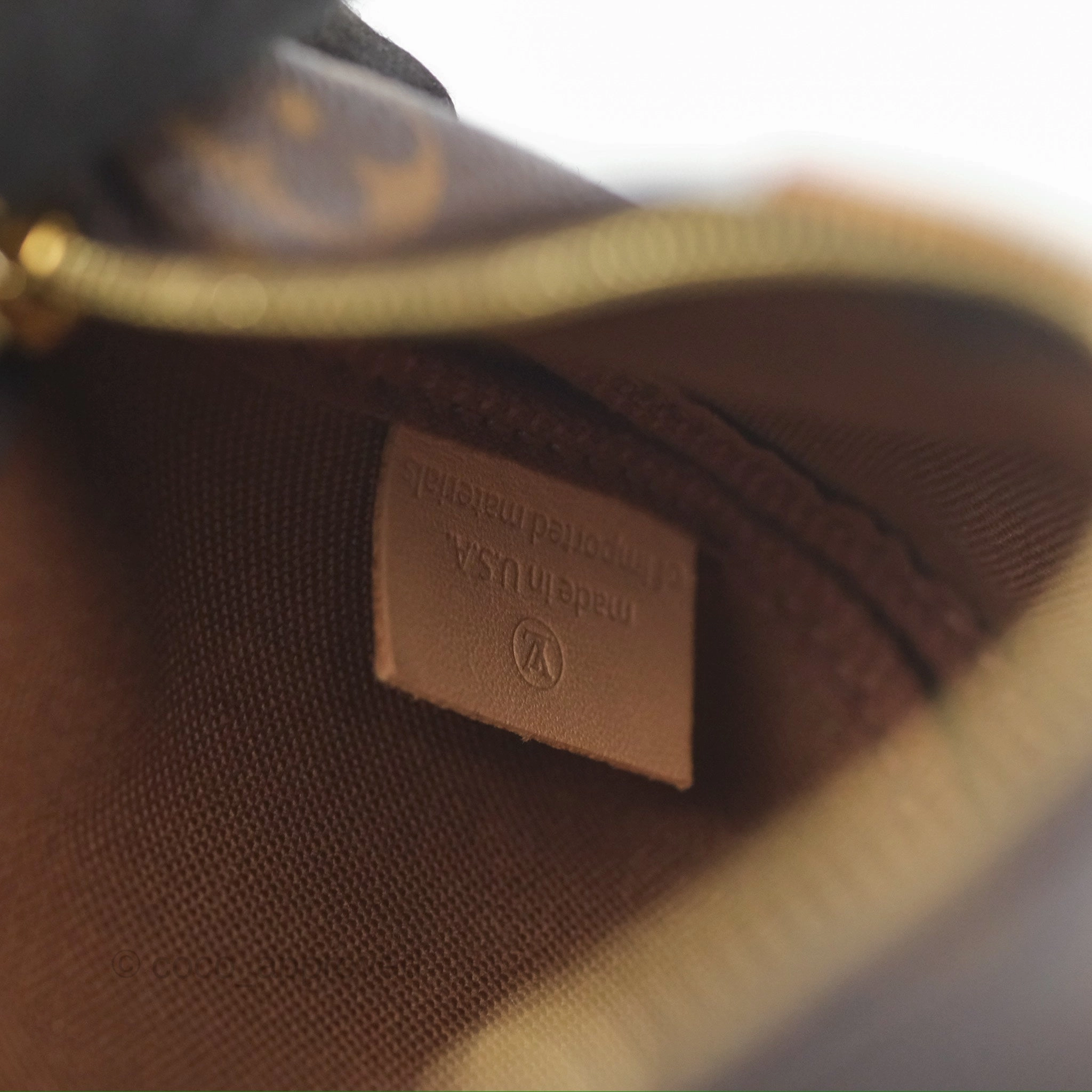 Louis Vuitton Multi Pochette Accessories Khaki Monogram Canvas