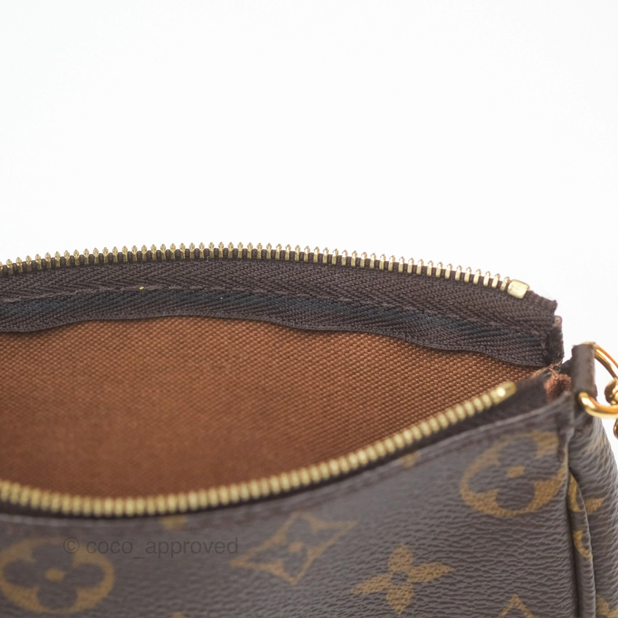 Louis Vuitton Multi Pochette Accessories Khaki Monogram Canvas
