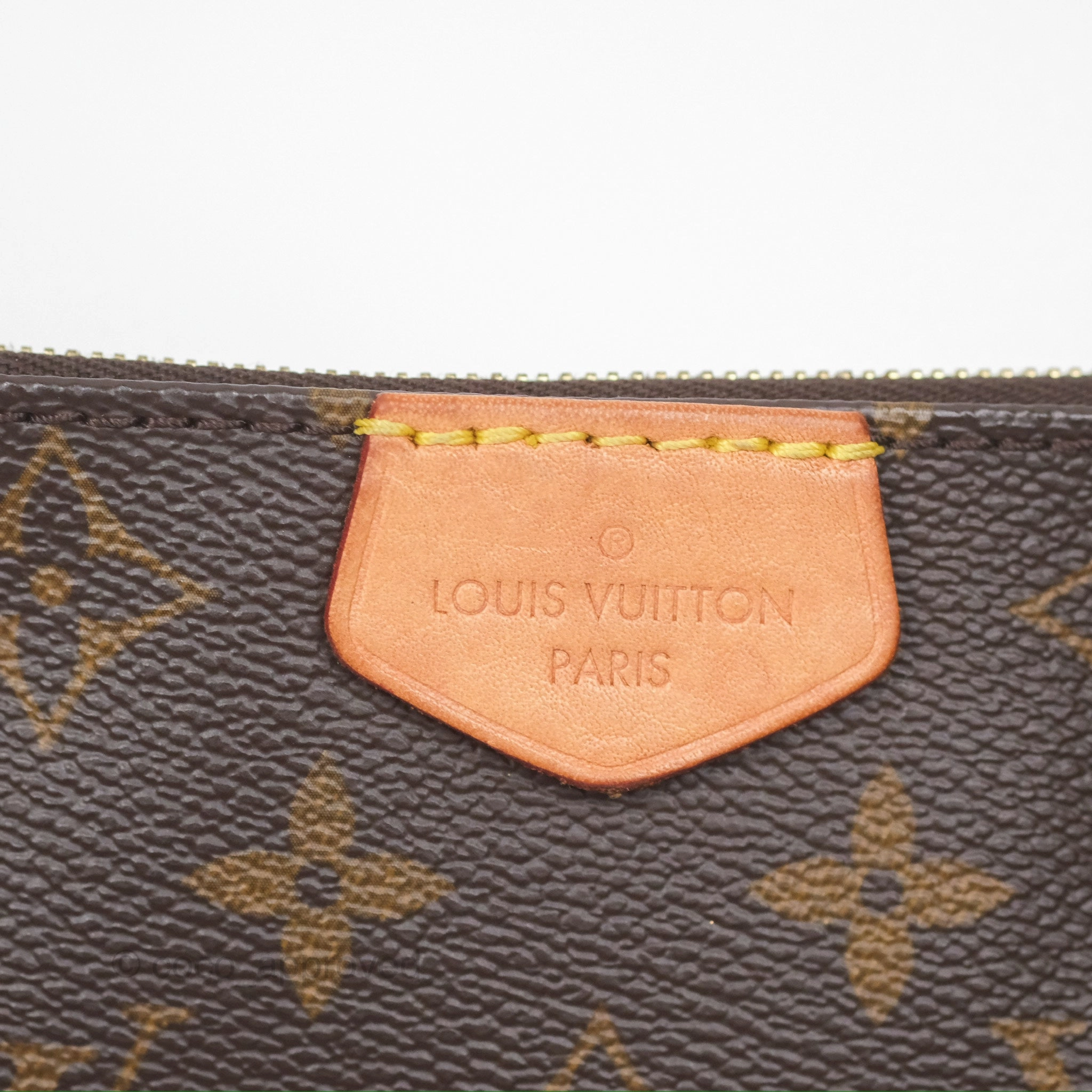 Louis Vuitton Multi Pochette Accessories Khaki Monogram Canvas