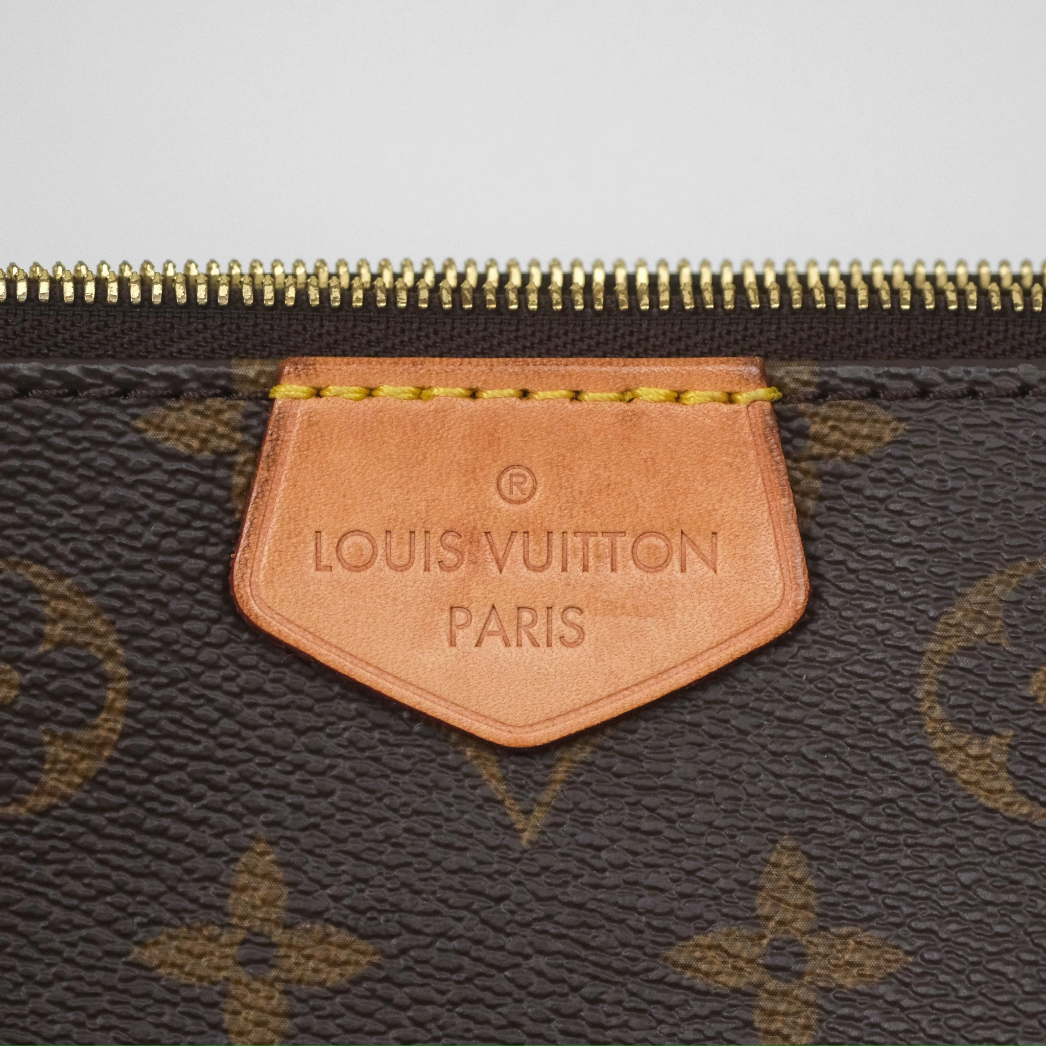 Louis Vuitton Multi Pochette Accessories Khaki Monogram Canvas