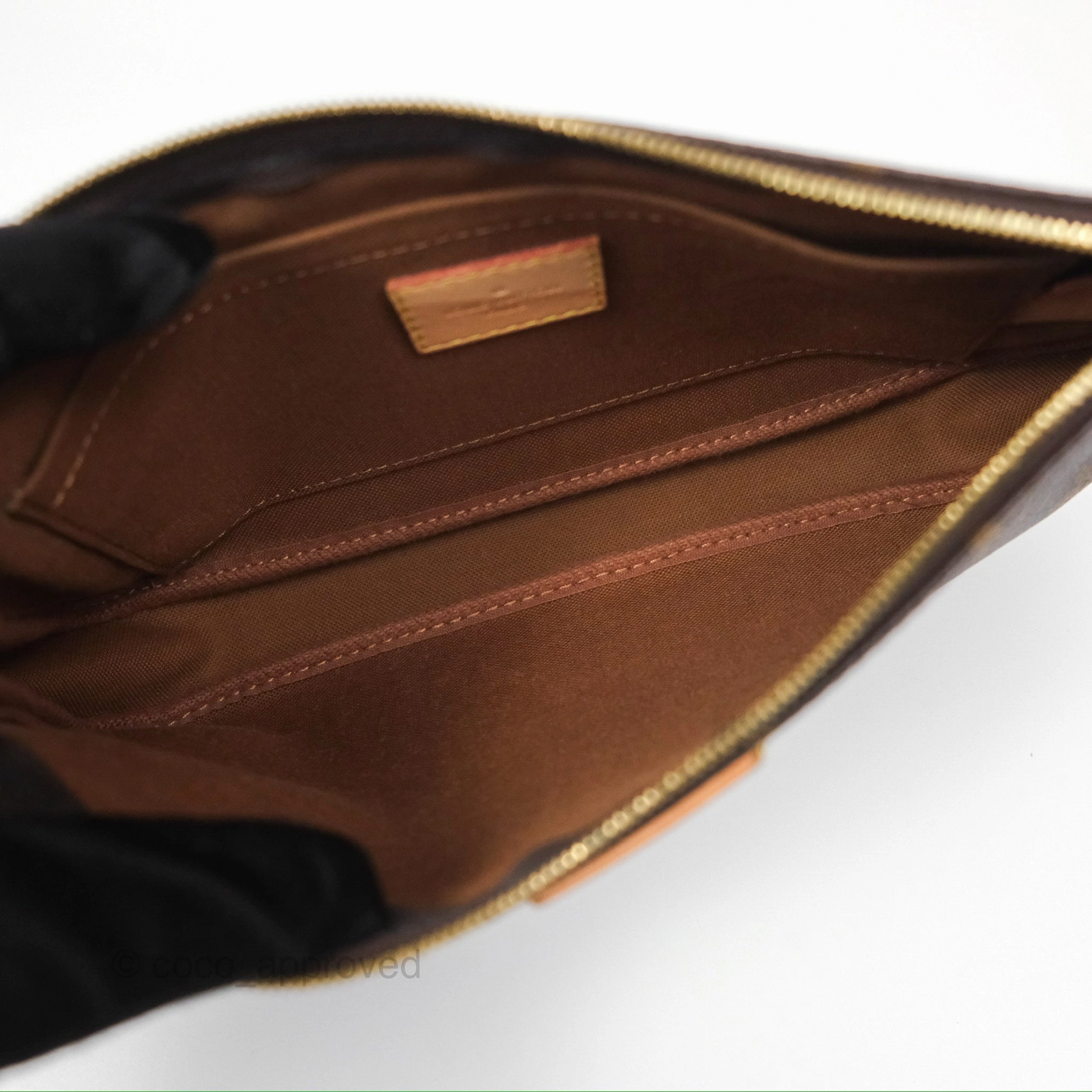 Louis Vuitton Multi Pochette Accessories Khaki Monogram Canvas