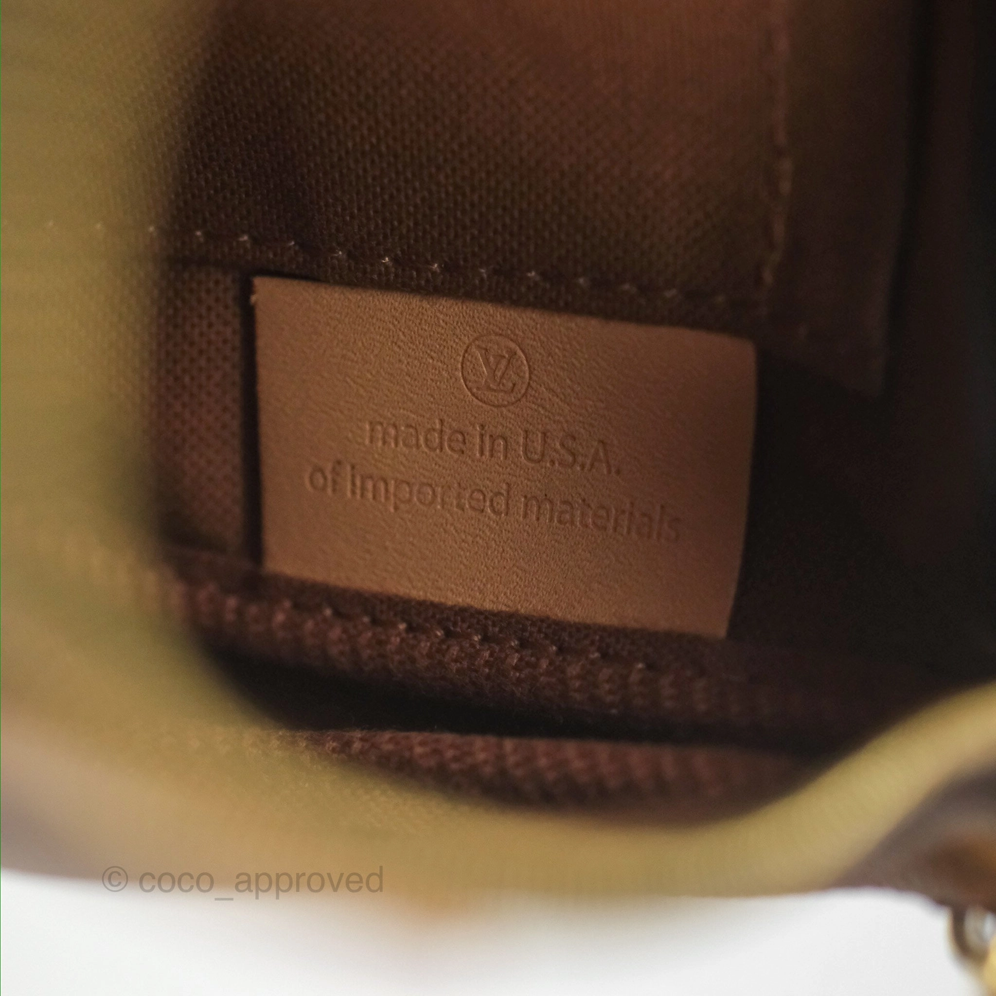 Louis Vuitton Multi Pochette Accessories Khaki Monogram Canvas