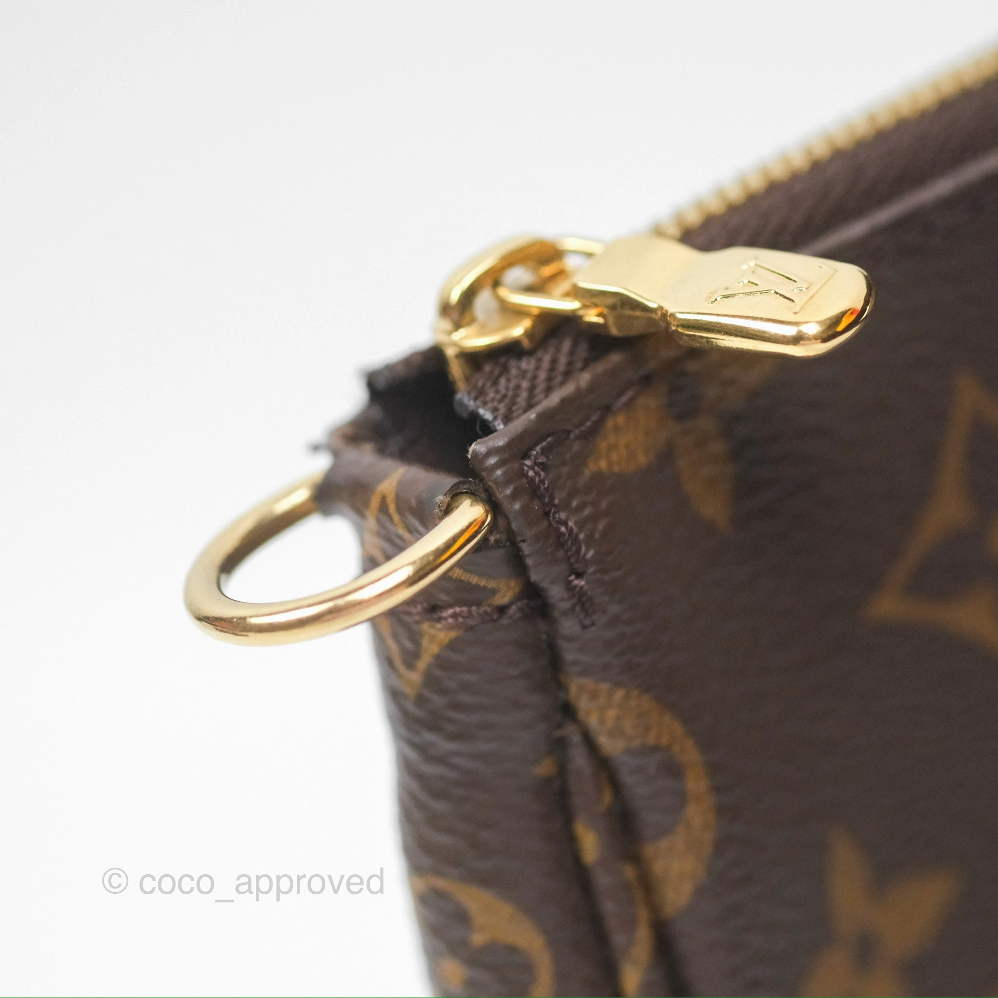 Louis Vuitton Multi Pochette Accessories Khaki Monogram Canvas