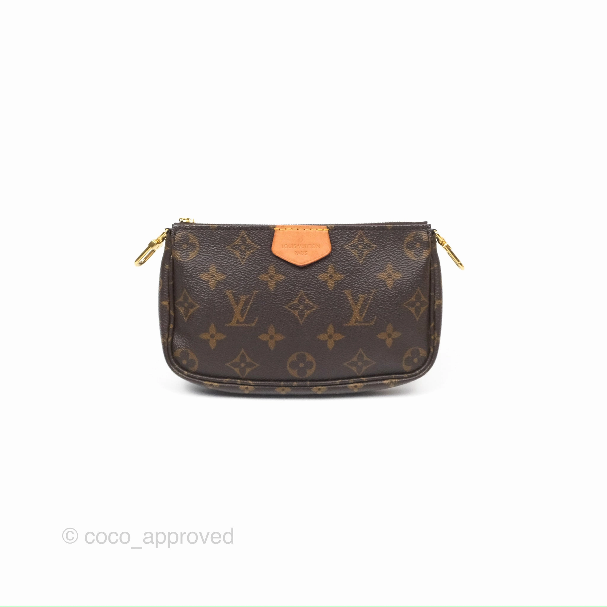 Louis Vuitton Multi Pochette Accessories Khaki Monogram Canvas