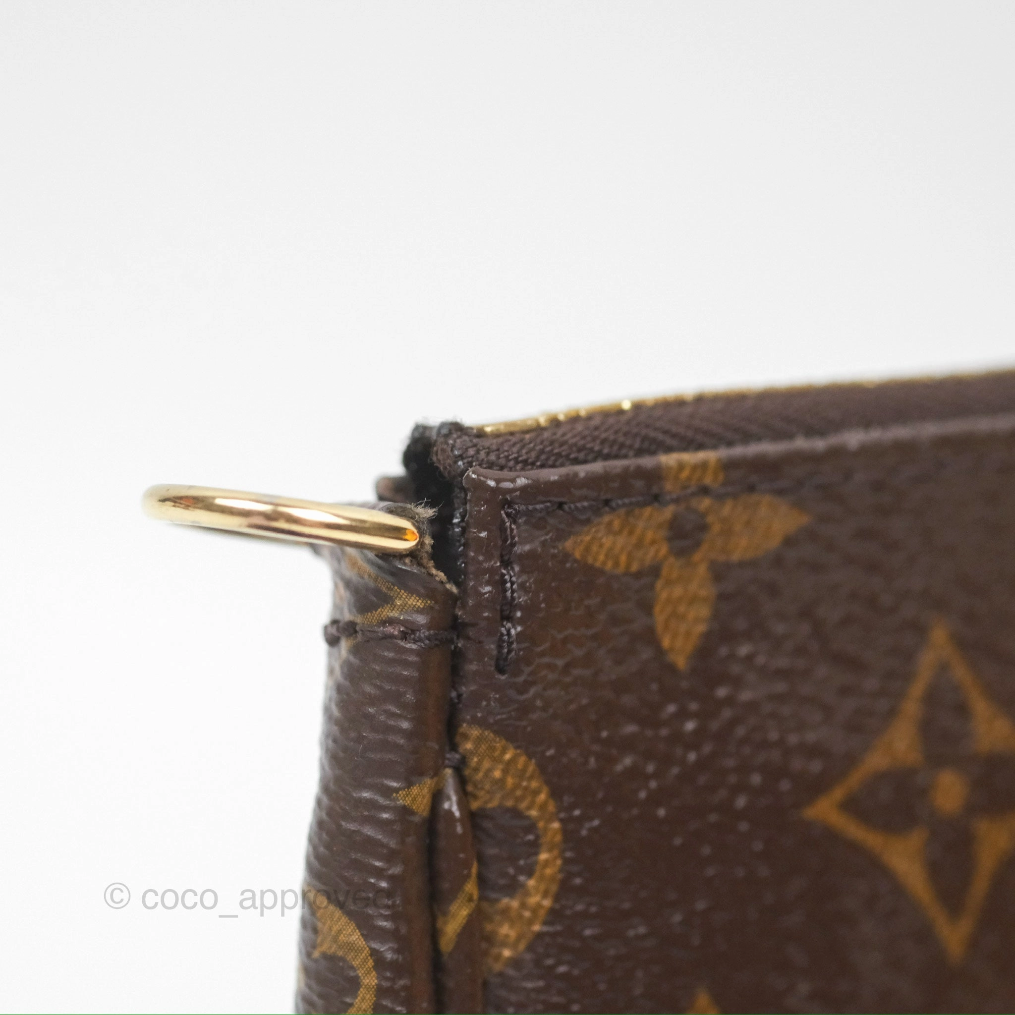Louis Vuitton Multi Pochette Accessories Khaki Monogram Canvas