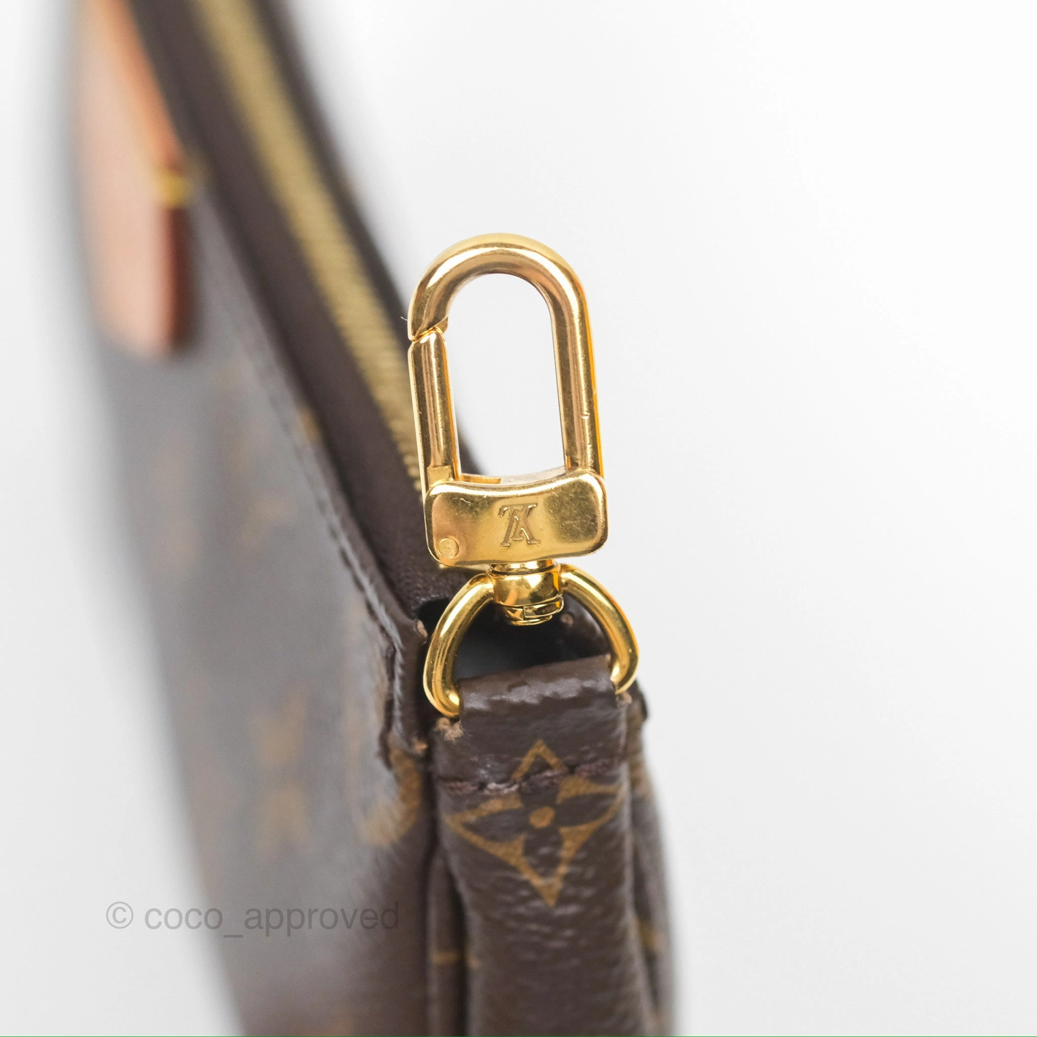 Louis Vuitton Multi Pochette Accessories Khaki Monogram Canvas