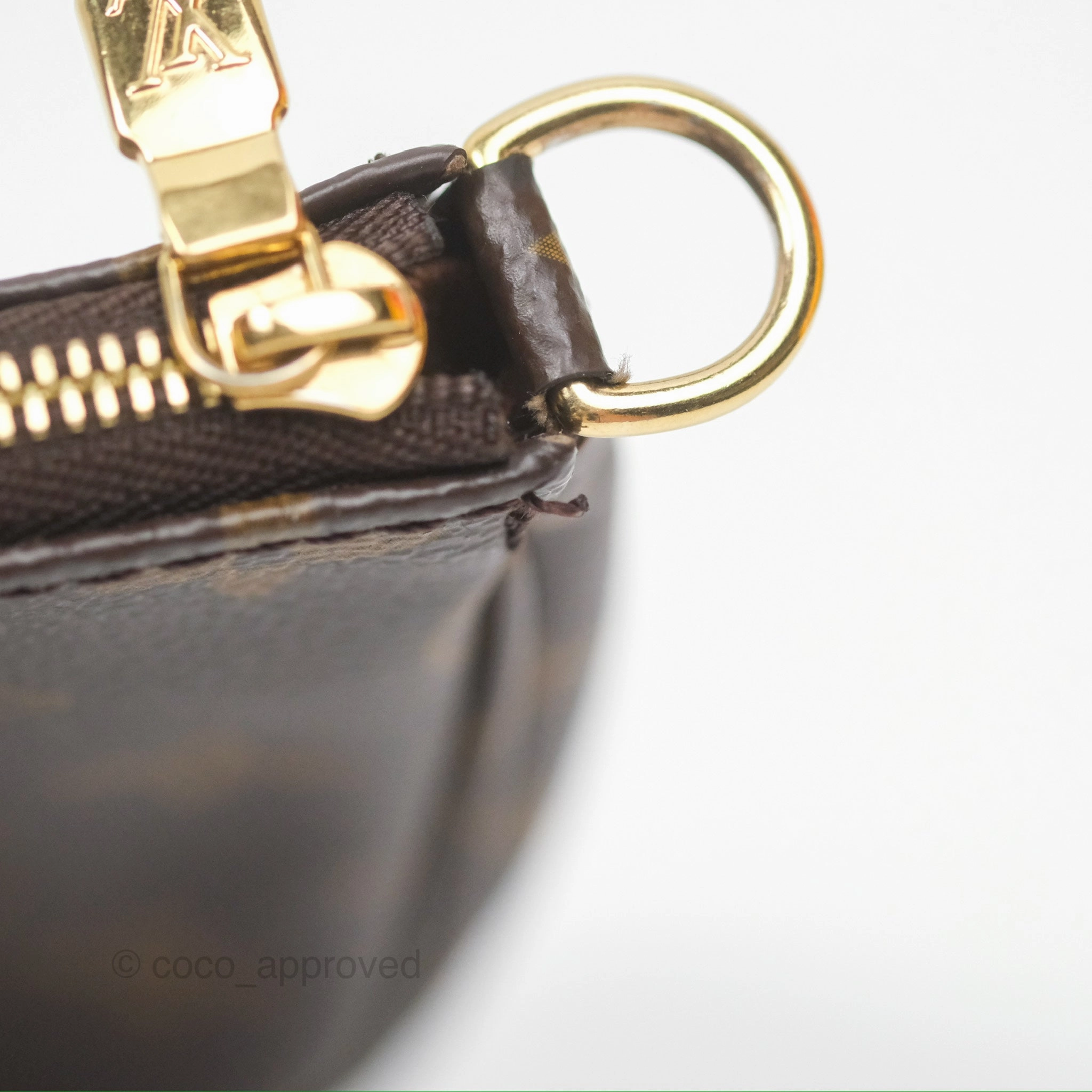 Louis Vuitton Multi Pochette Accessories Khaki Monogram Canvas
