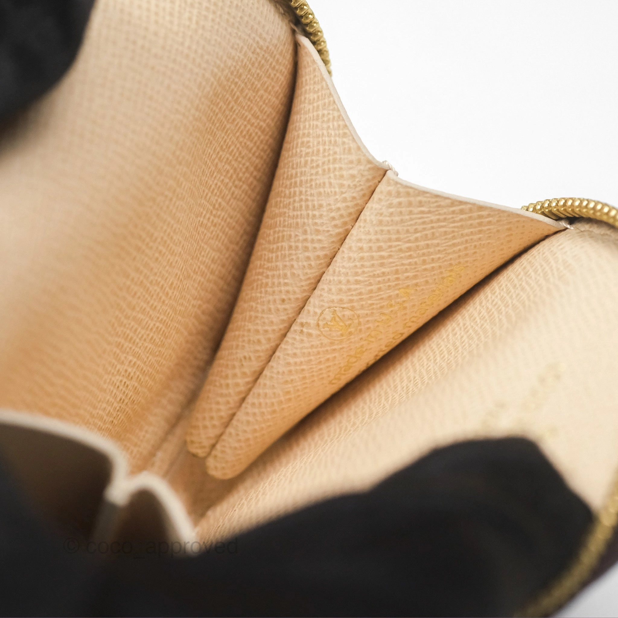 Louis Vuitton Multi Pochette Accessories Khaki Monogram Canvas